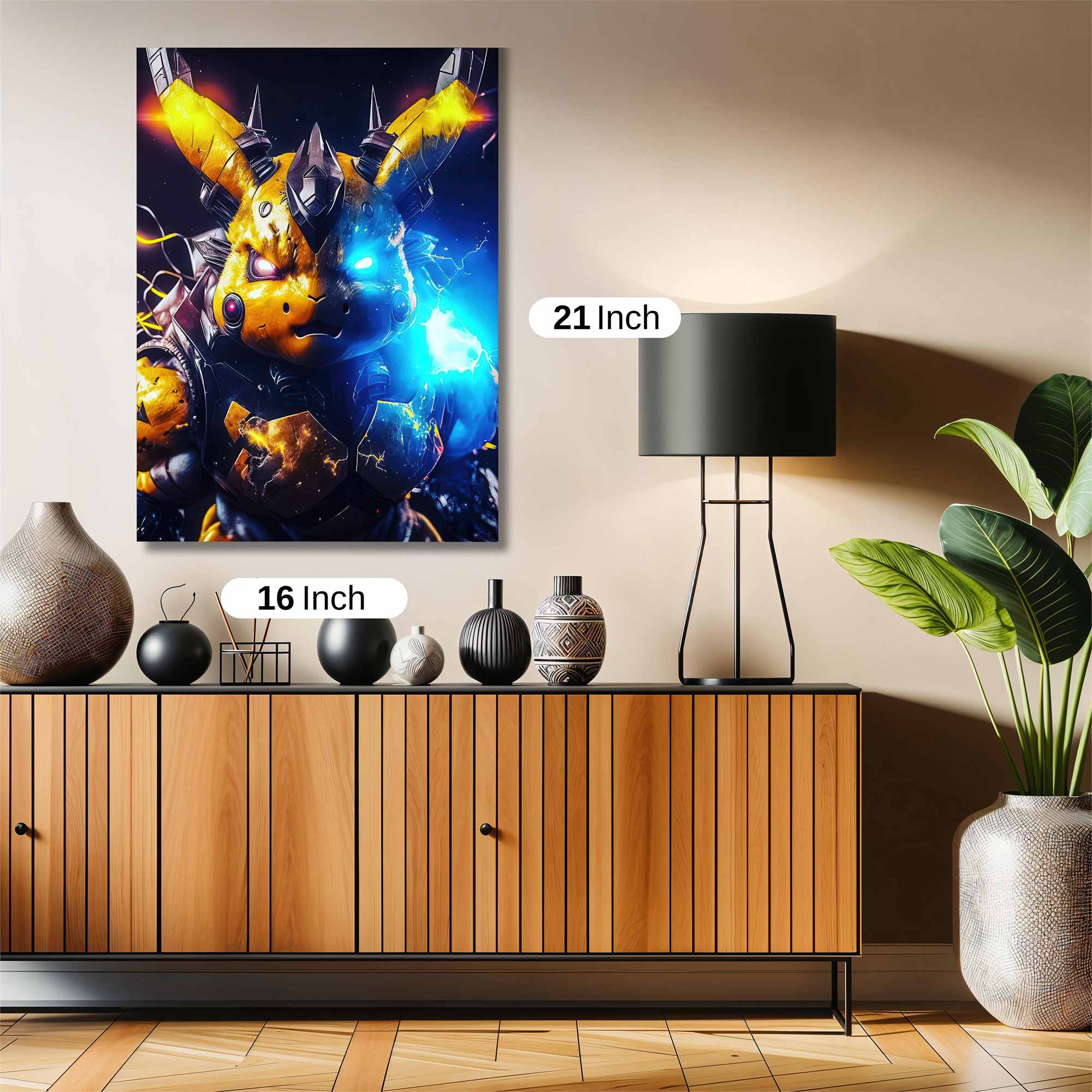 Pikachu Rage Safe Wall Magnetic / M