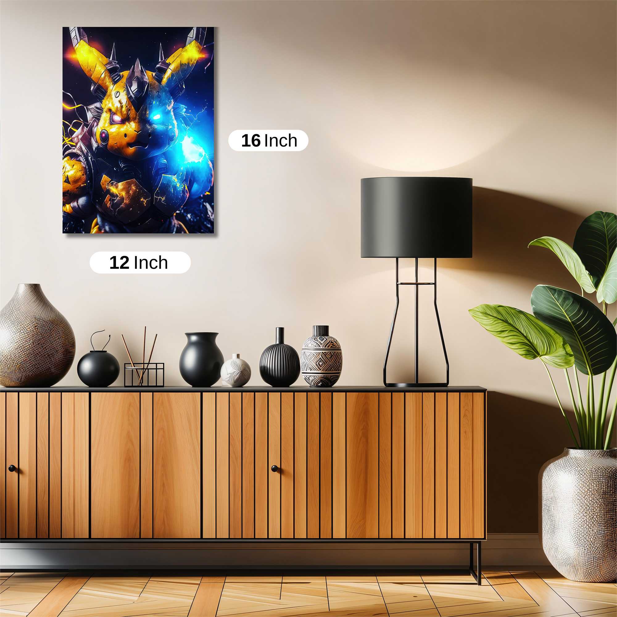 Pikachu Rage Safe Wall Magnetic / M