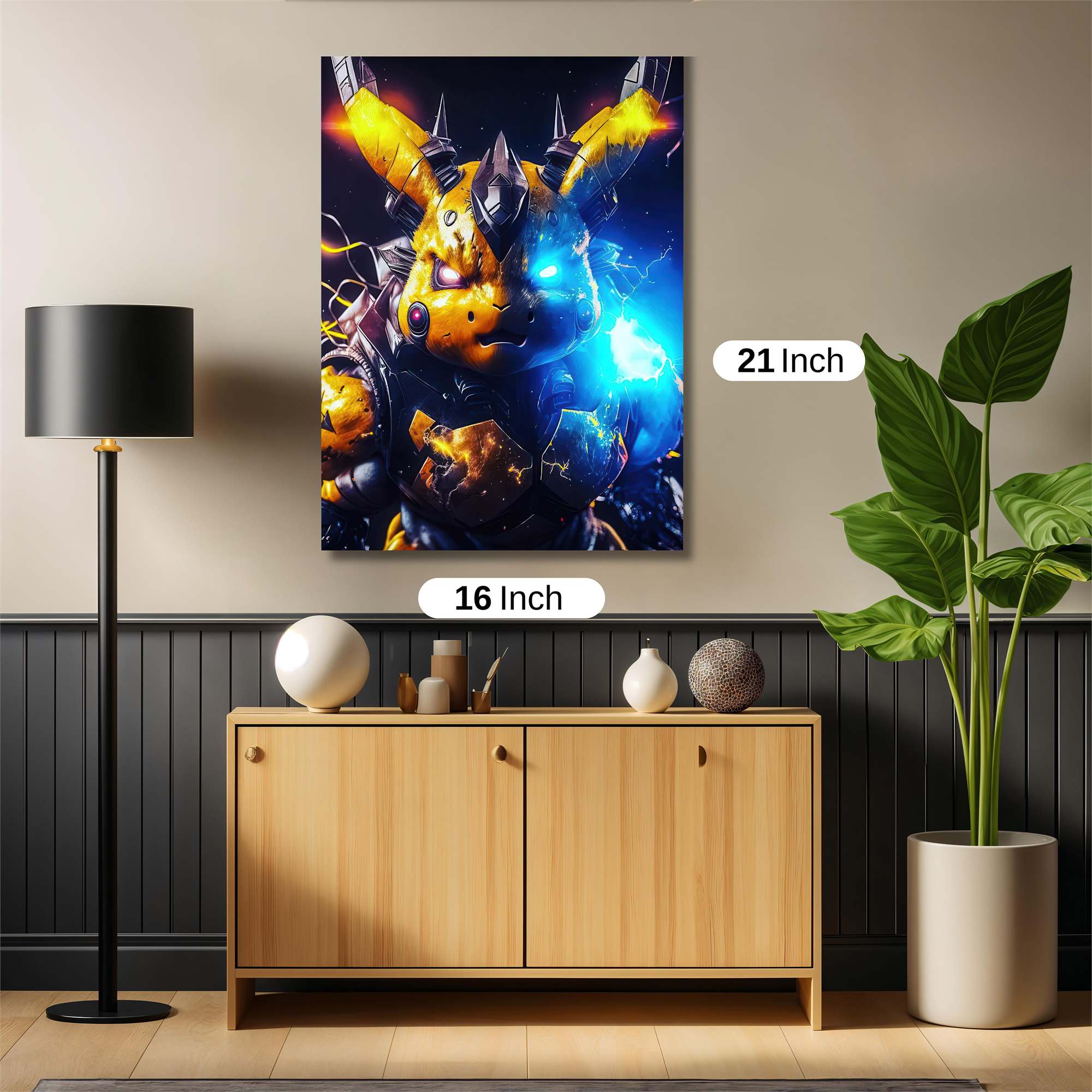 Pikachu Rage Safe Wall Magnetic / M