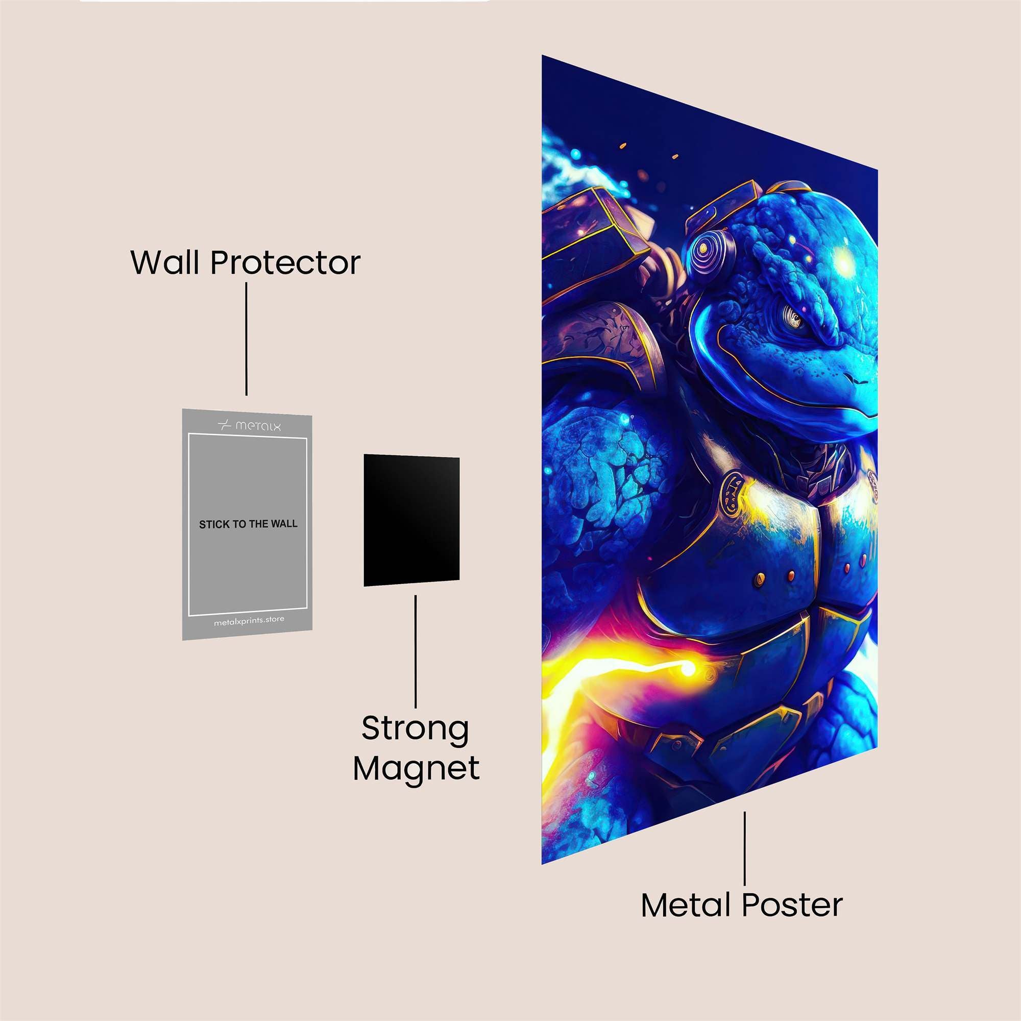Donatello Dynamo Safe Wall Magnetic / M