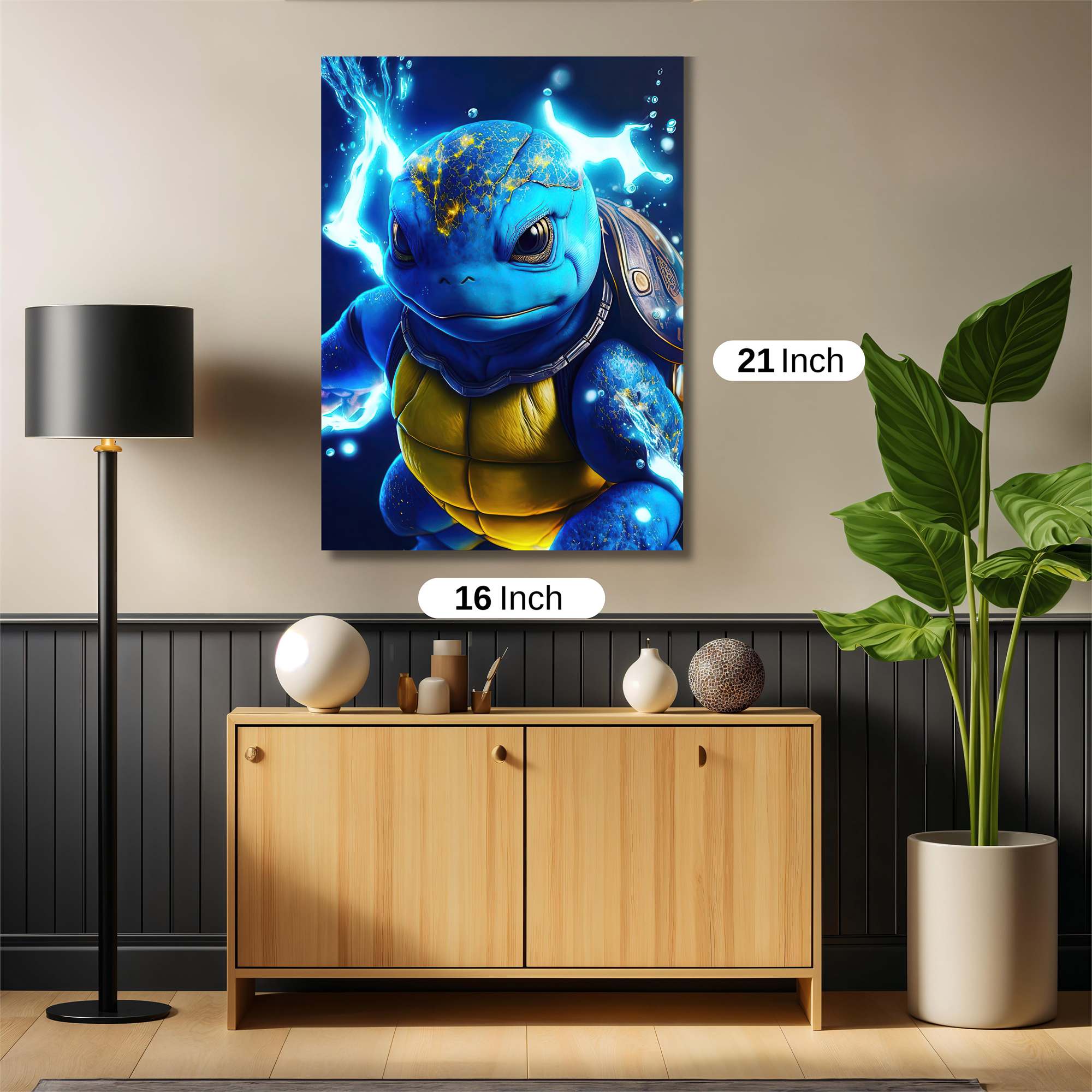 Squirtle Surge Safe Wall Magnetic / M