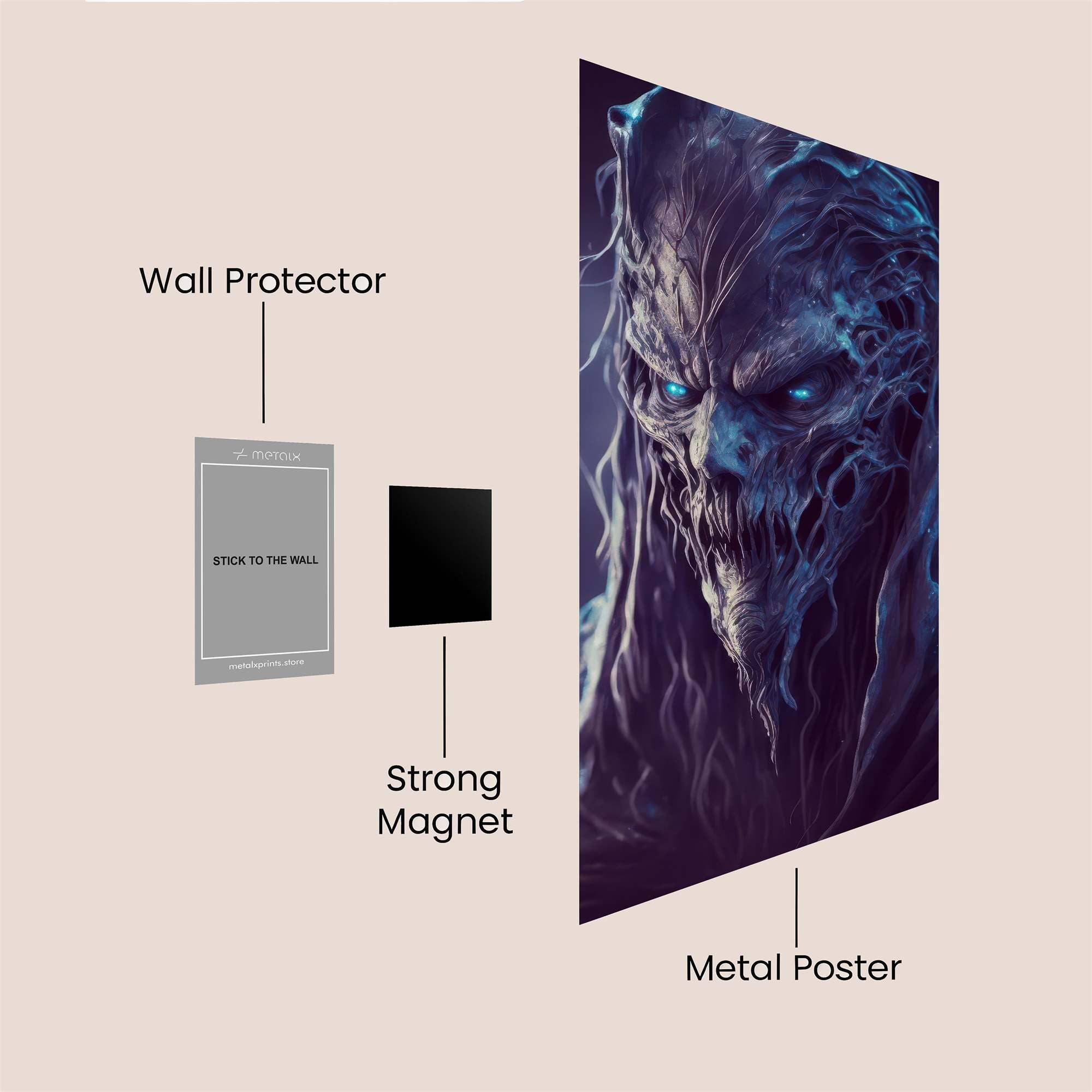 Gargoyle Gloom Safe Wall Magnetic / M