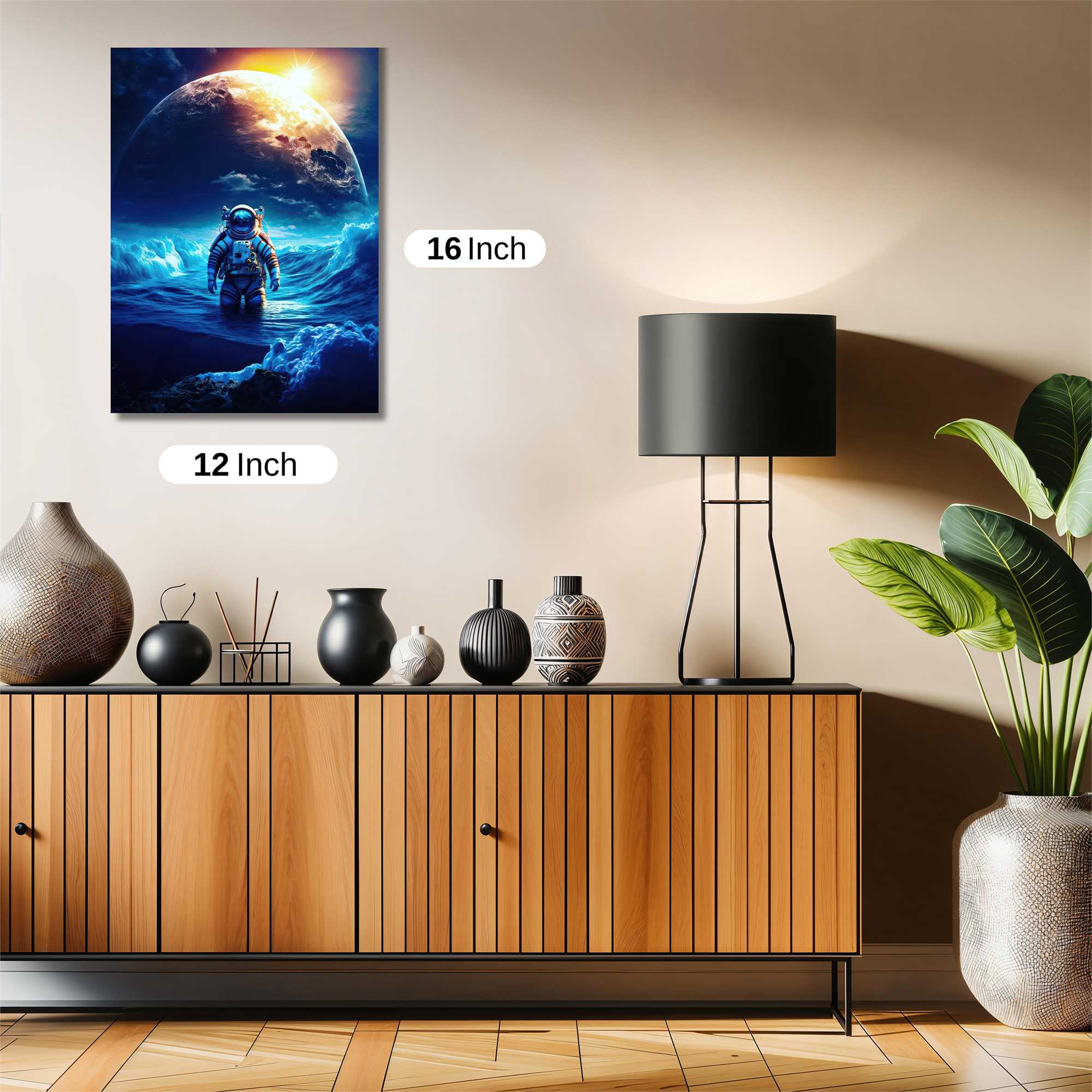 Astronaut Dreaming Safe Wall Magnetic / M