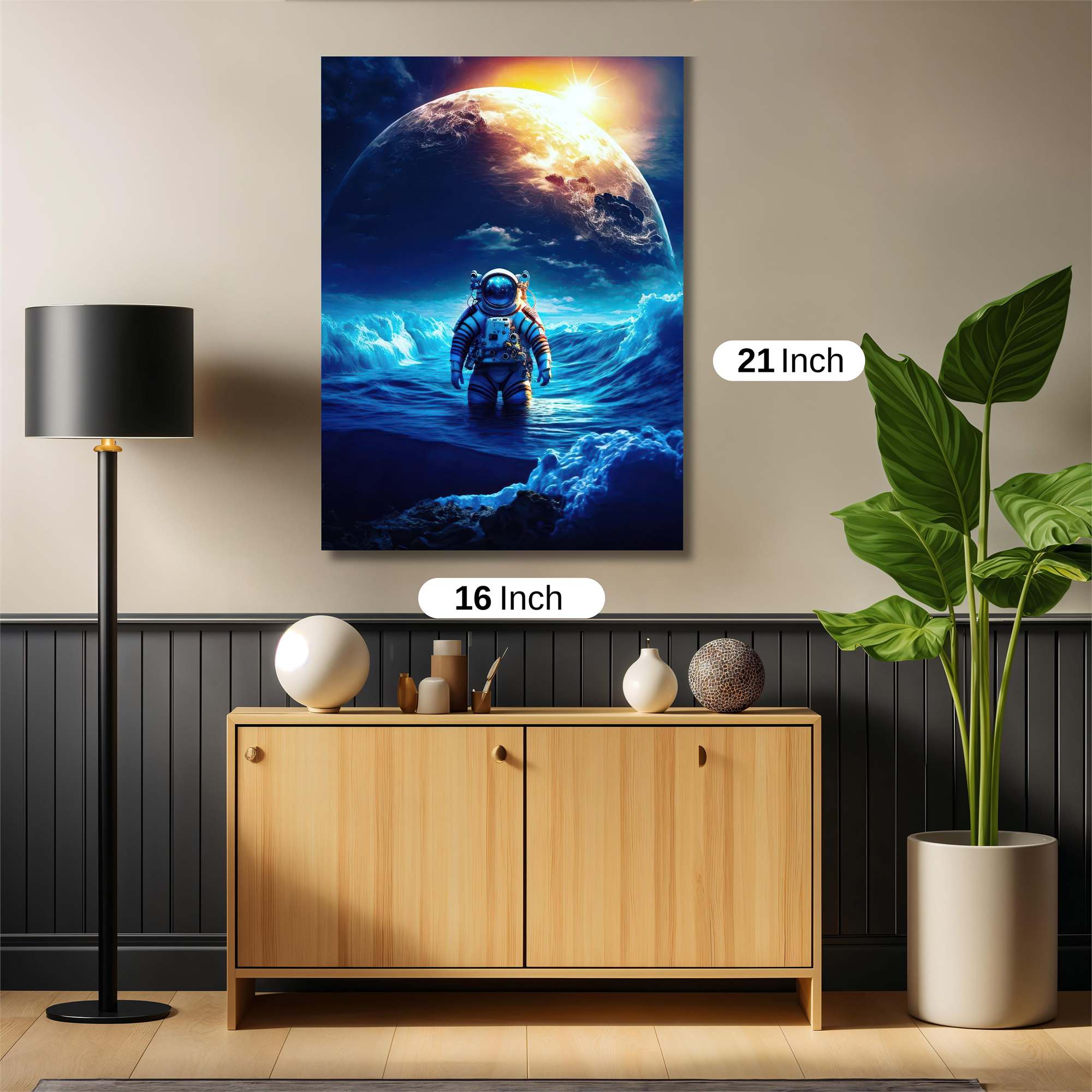 Astronaut Dreaming Safe Wall Magnetic / M