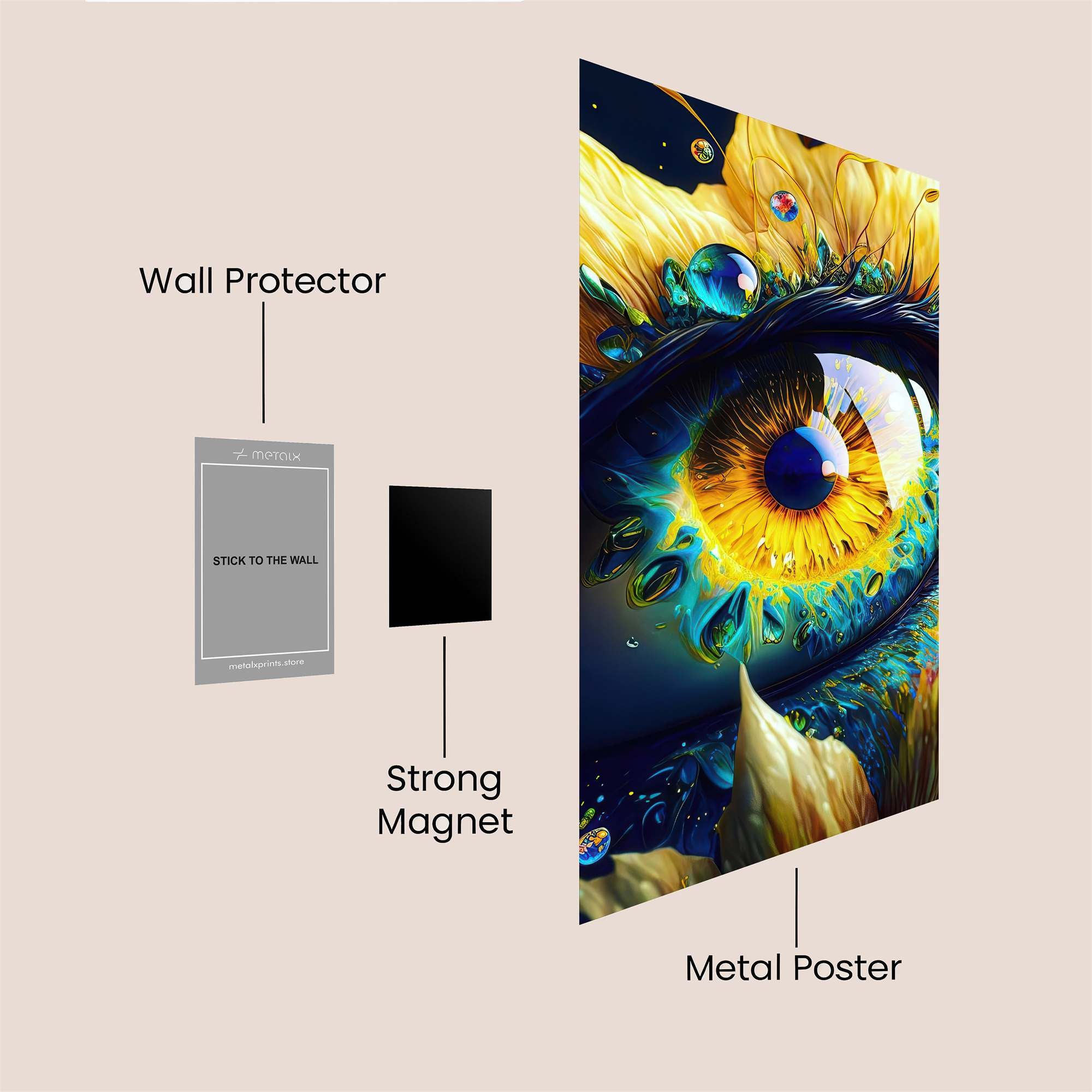 Sunflower Dream Safe Wall Magnetic / M