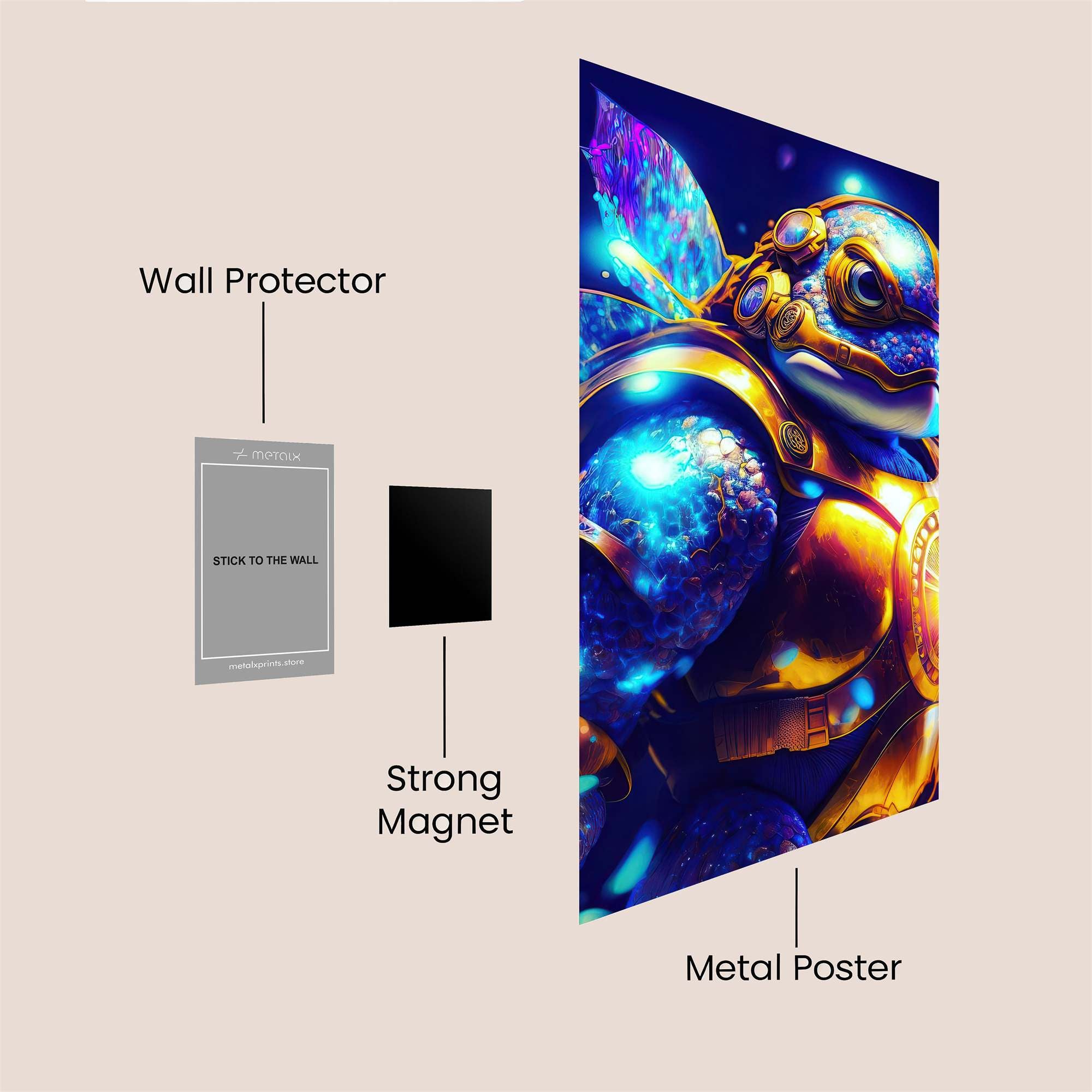 Cosmic Guardian Safe Wall Magnetic / M