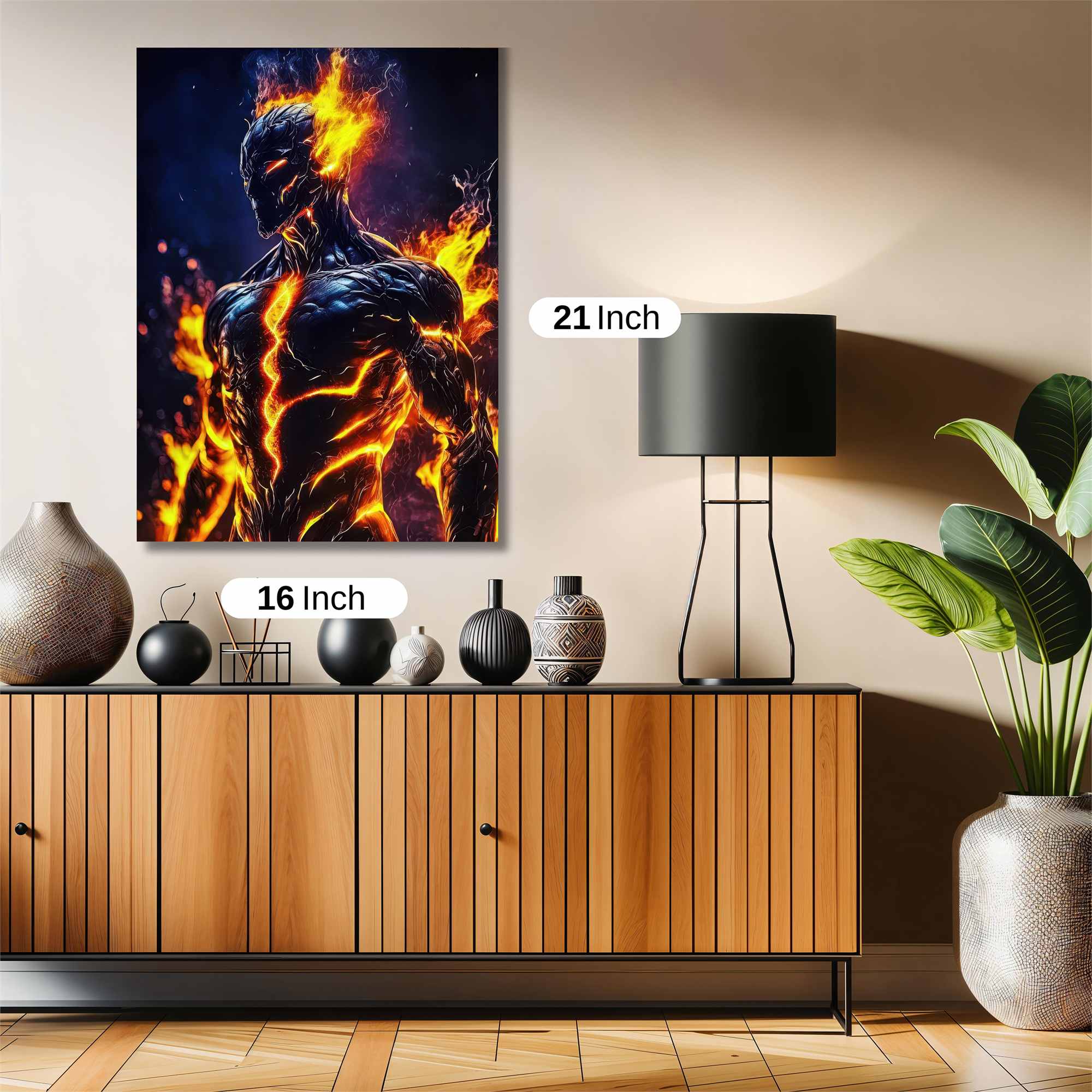 Flame Fury Safe Wall Magnetic / M