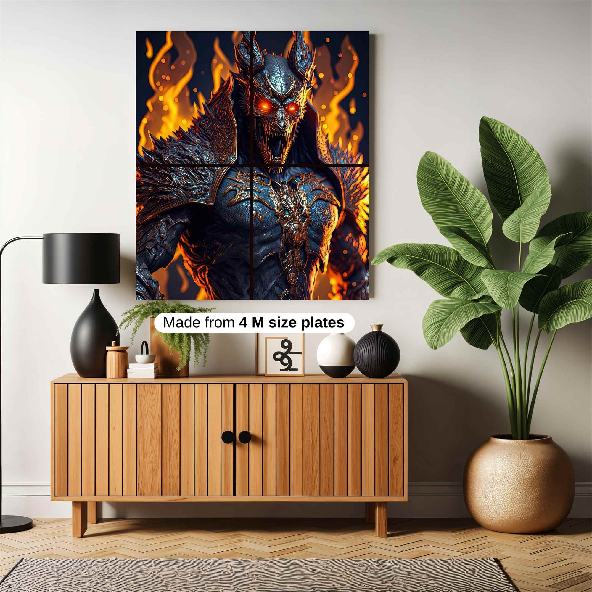 Demon Rage Safe Wall Magnetic / M