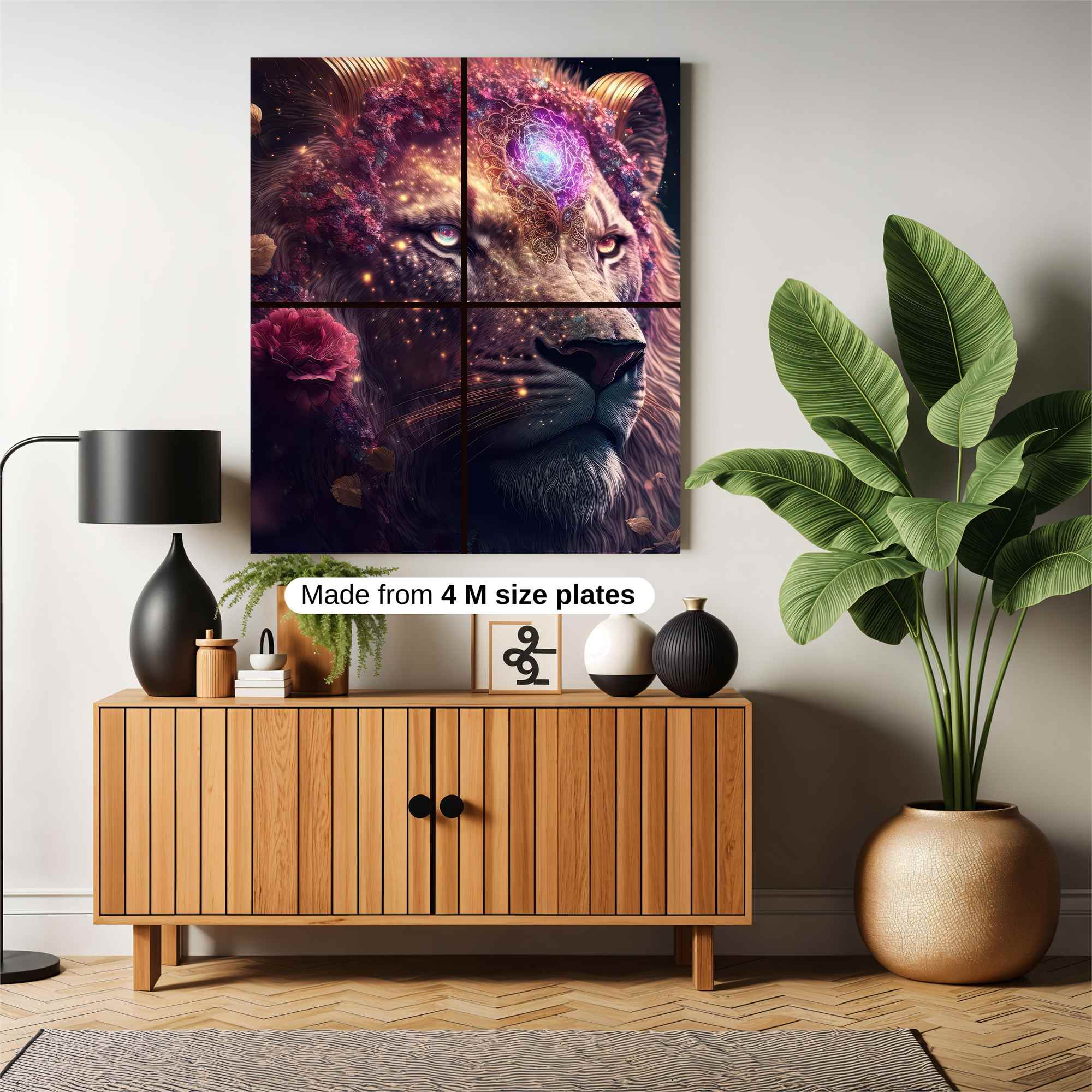 Cosmic Lion Safe Wall Magnetic / M