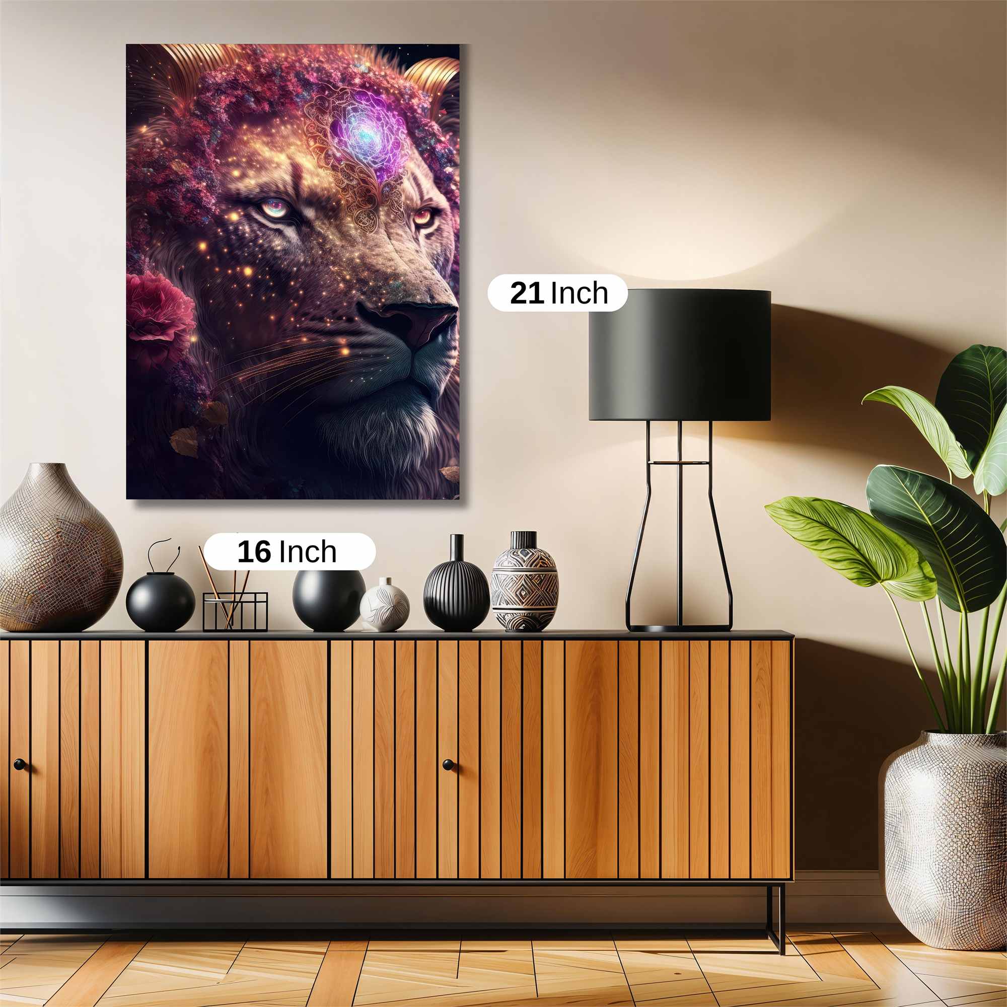 Cosmic Lion Safe Wall Magnetic / M