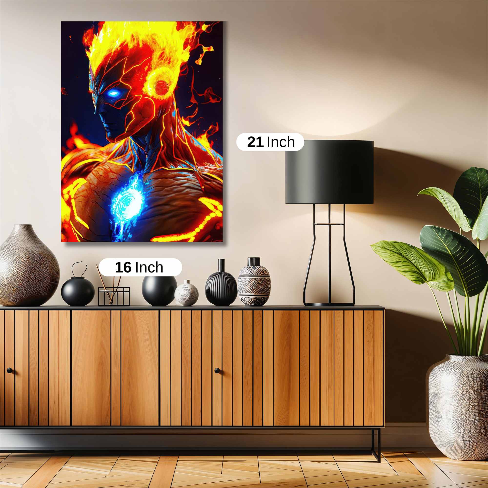 Flame Fury Safe Wall Magnetic / M