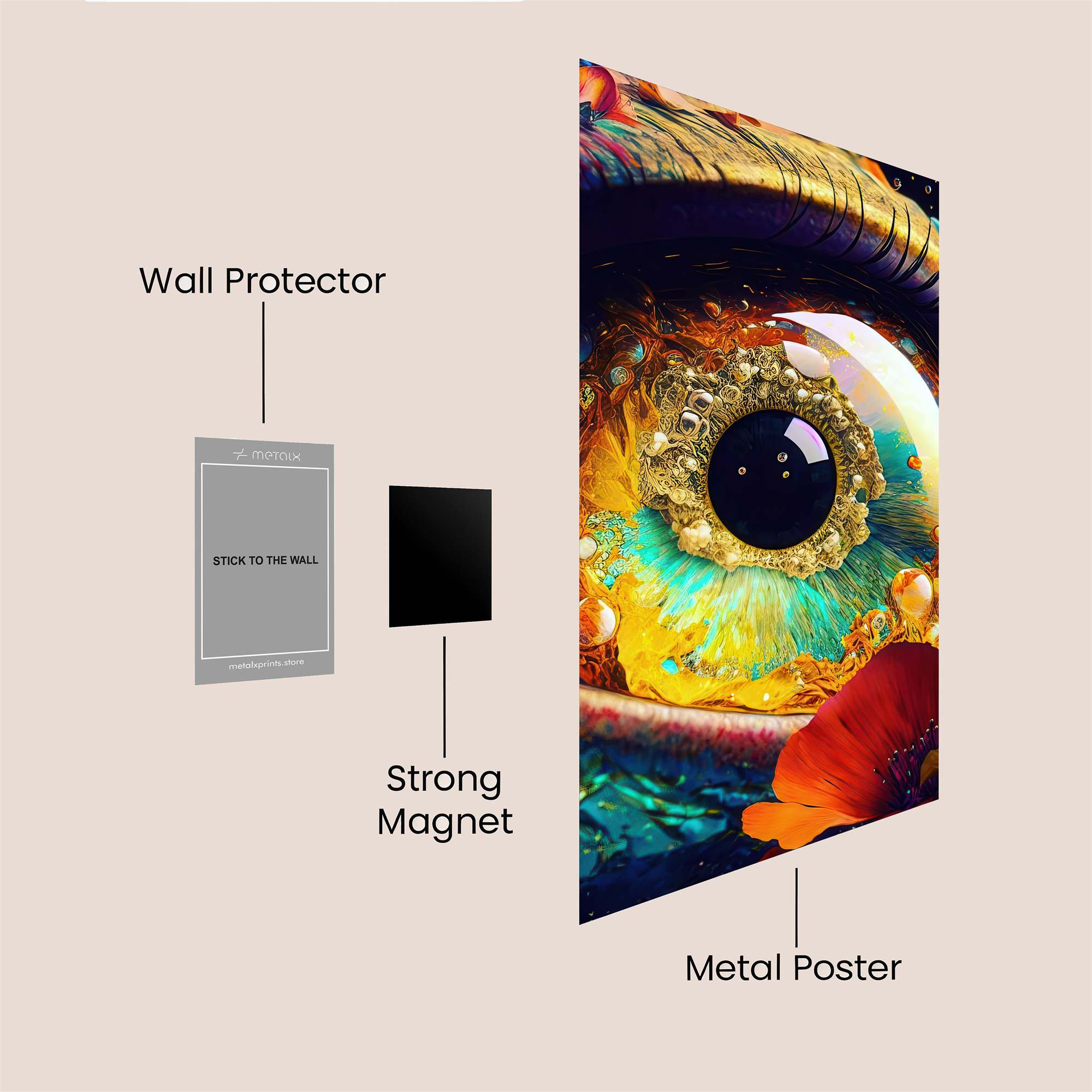 Cosmic Eye Safe Wall Magnetic / M