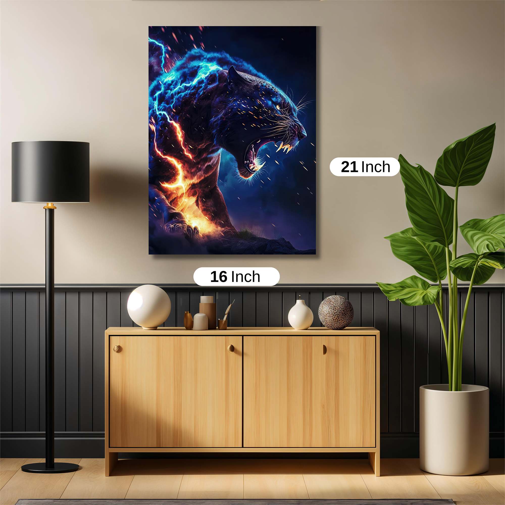 Panther Storm Safe Wall Magnetic / M