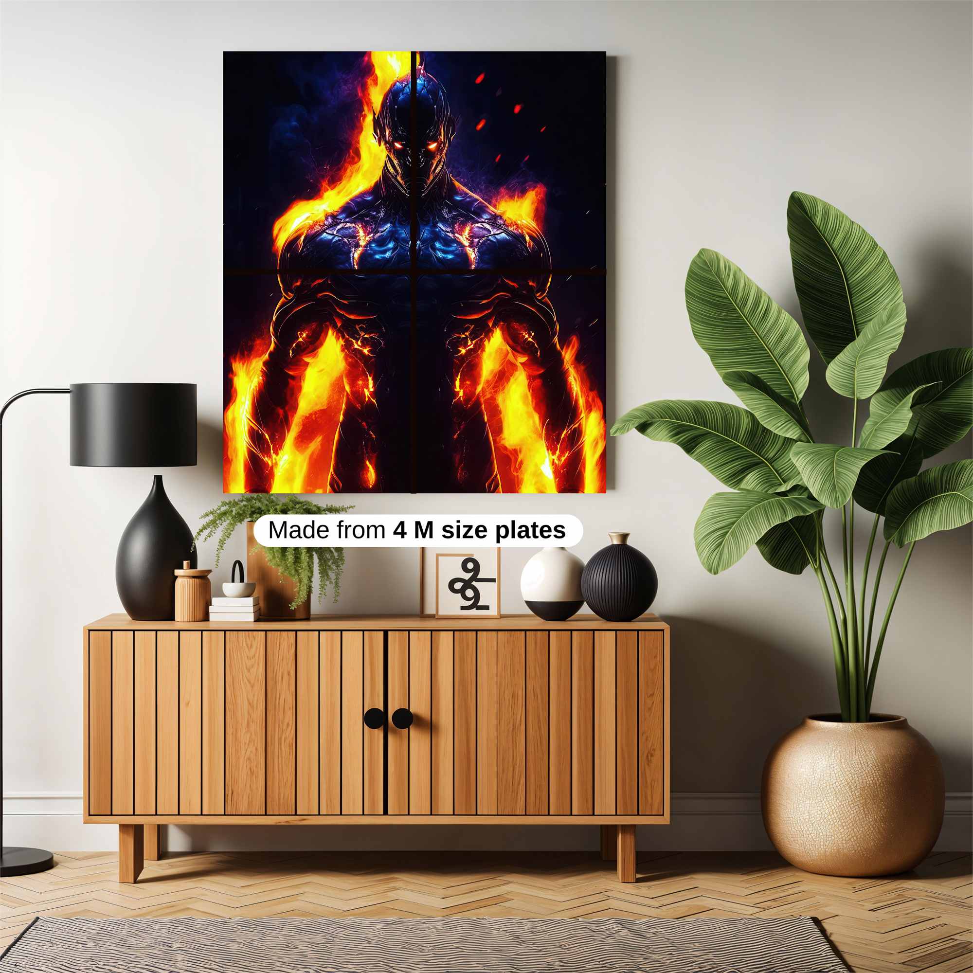 Inferno Warrior Safe Wall Magnetic / M