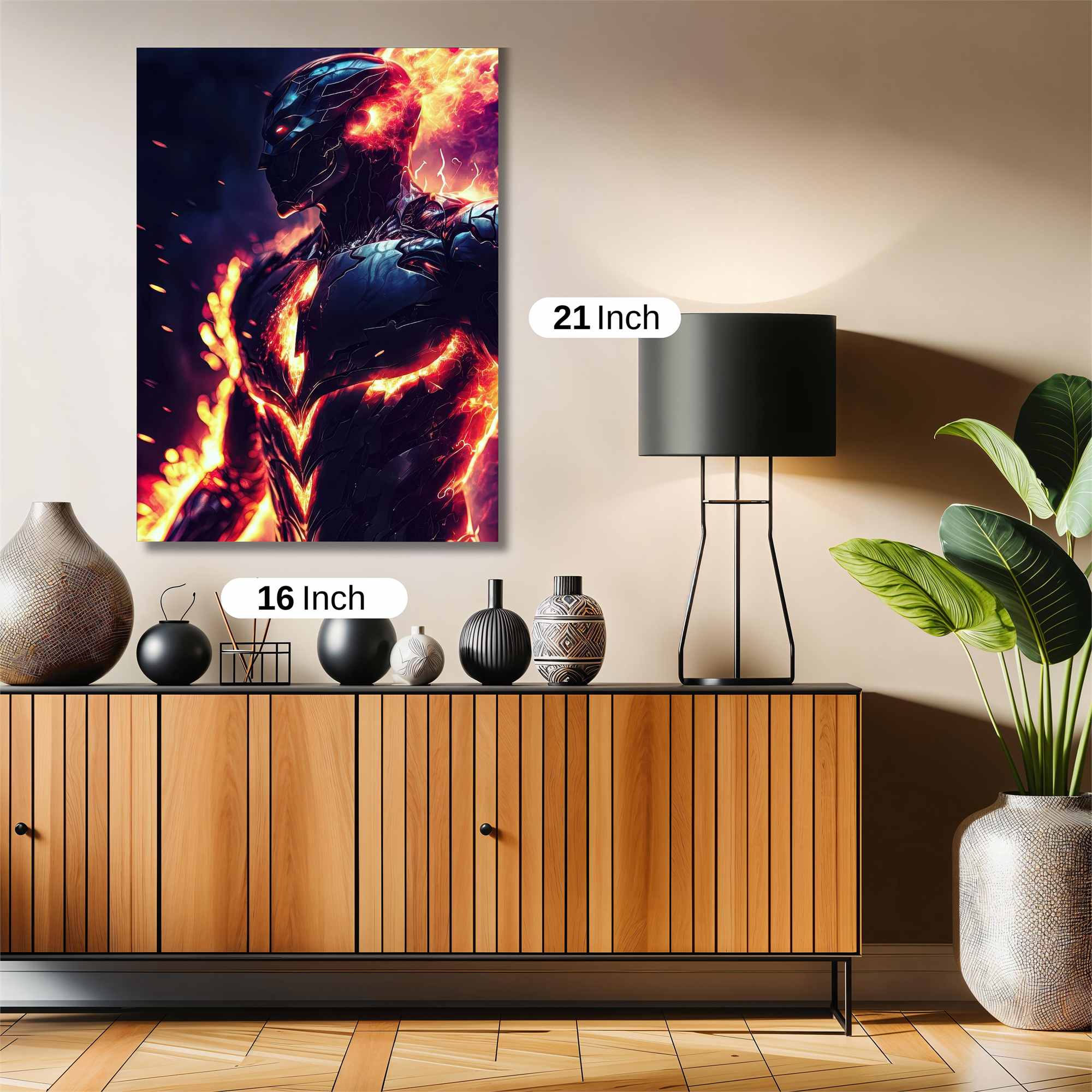 Flash Inferno Safe Wall Magnetic / M