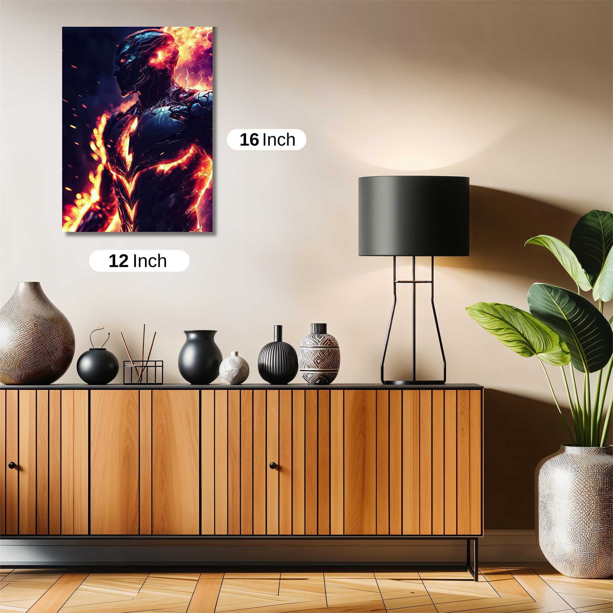 Flash Inferno Safe Wall Magnetic / M