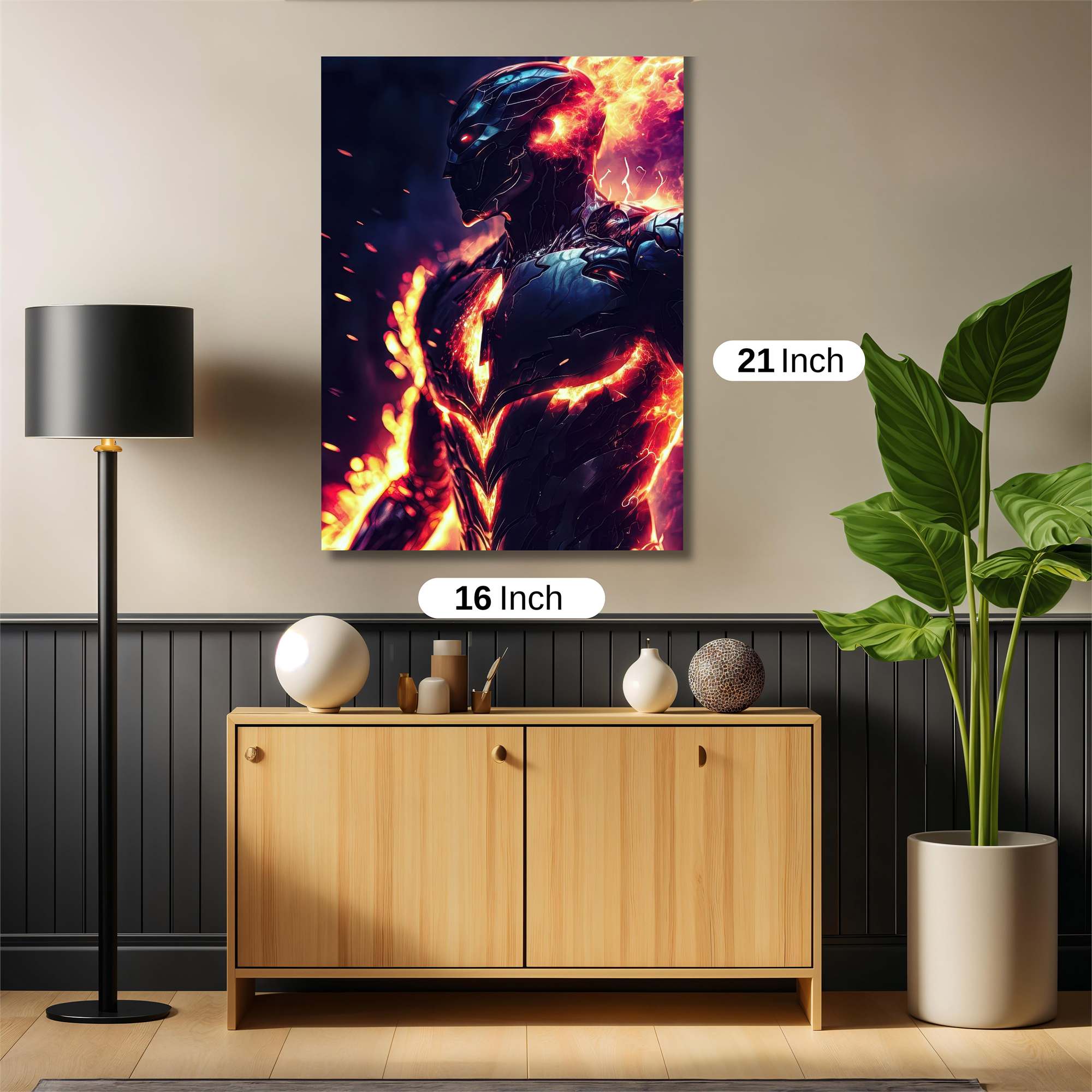 Flash Inferno Safe Wall Magnetic / M