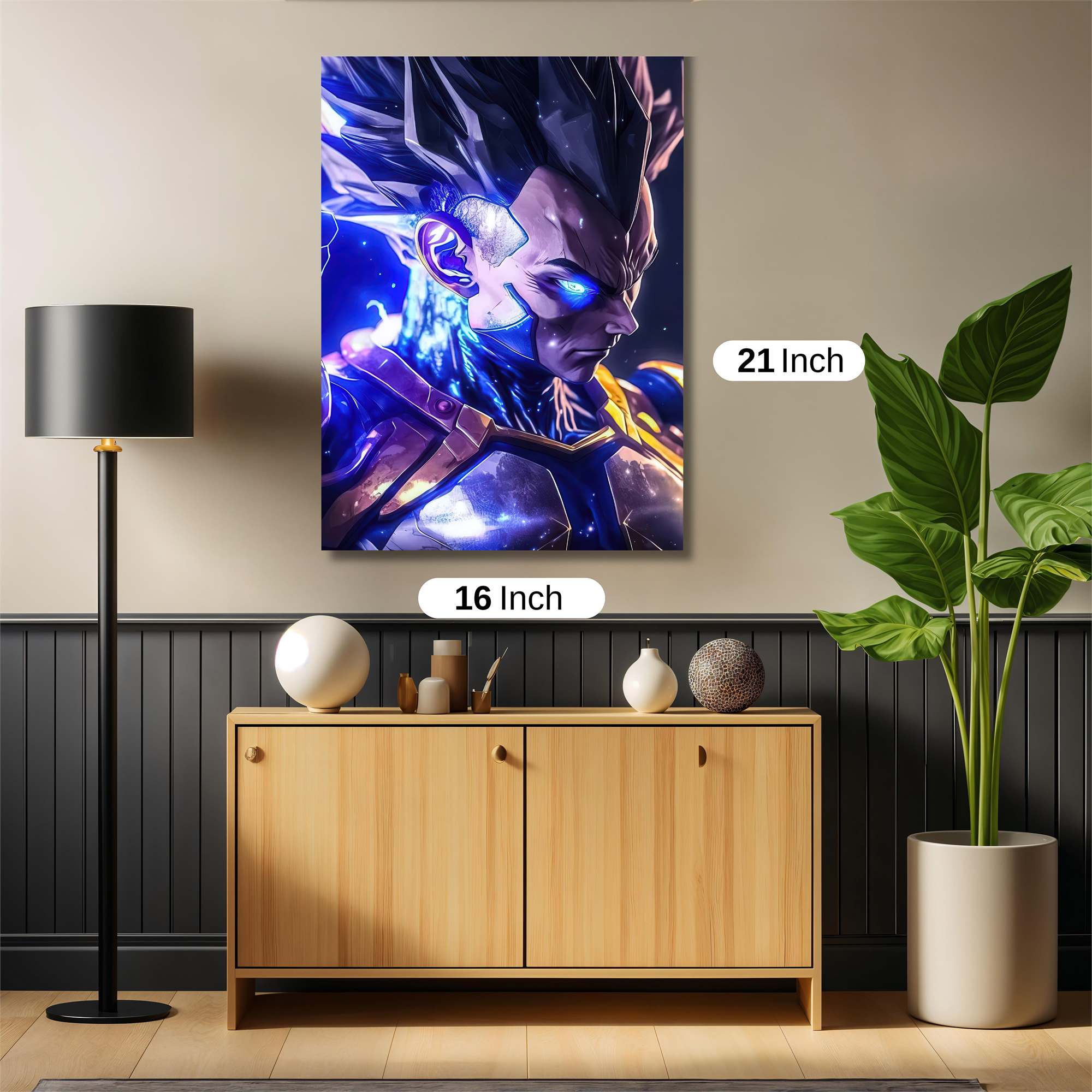 Vegeta Radiant Safe Wall Magnetic / M