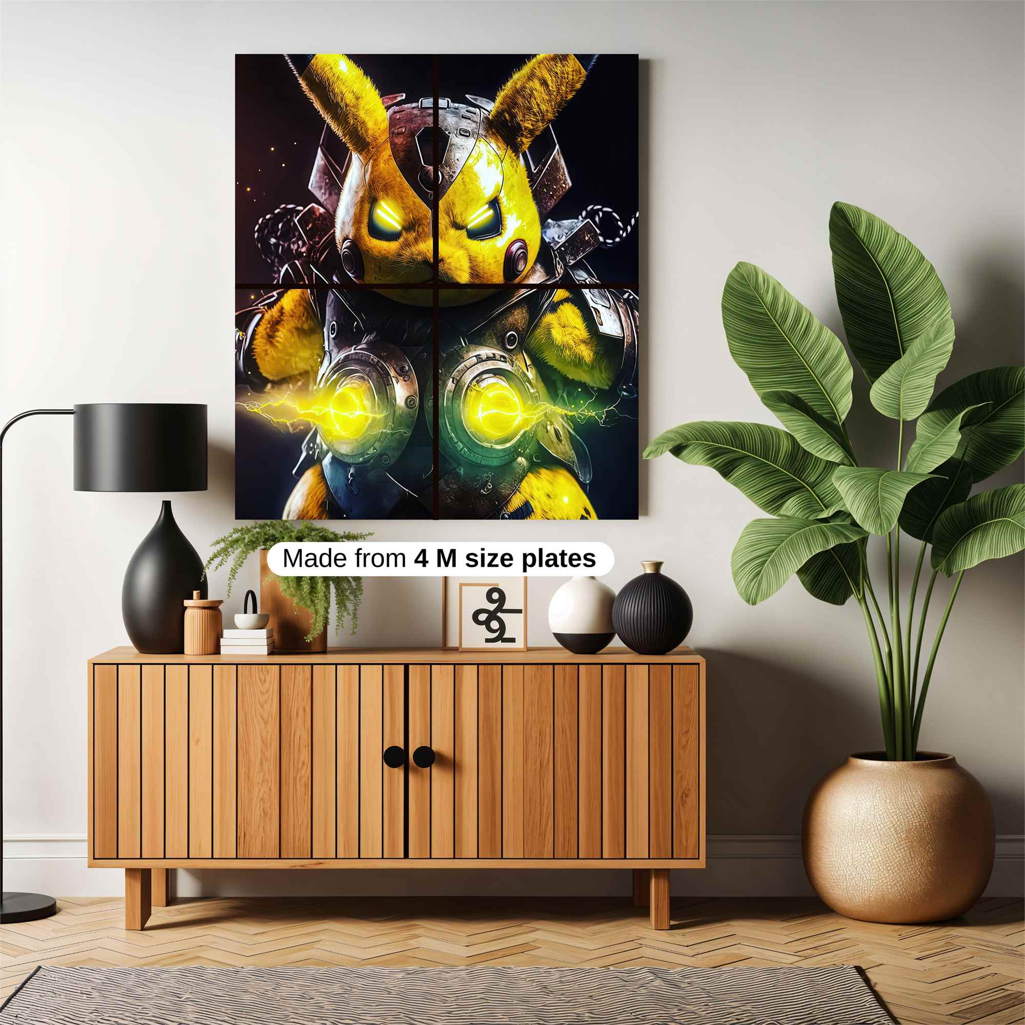 Pikachu Menace Safe Wall Magnetic / M