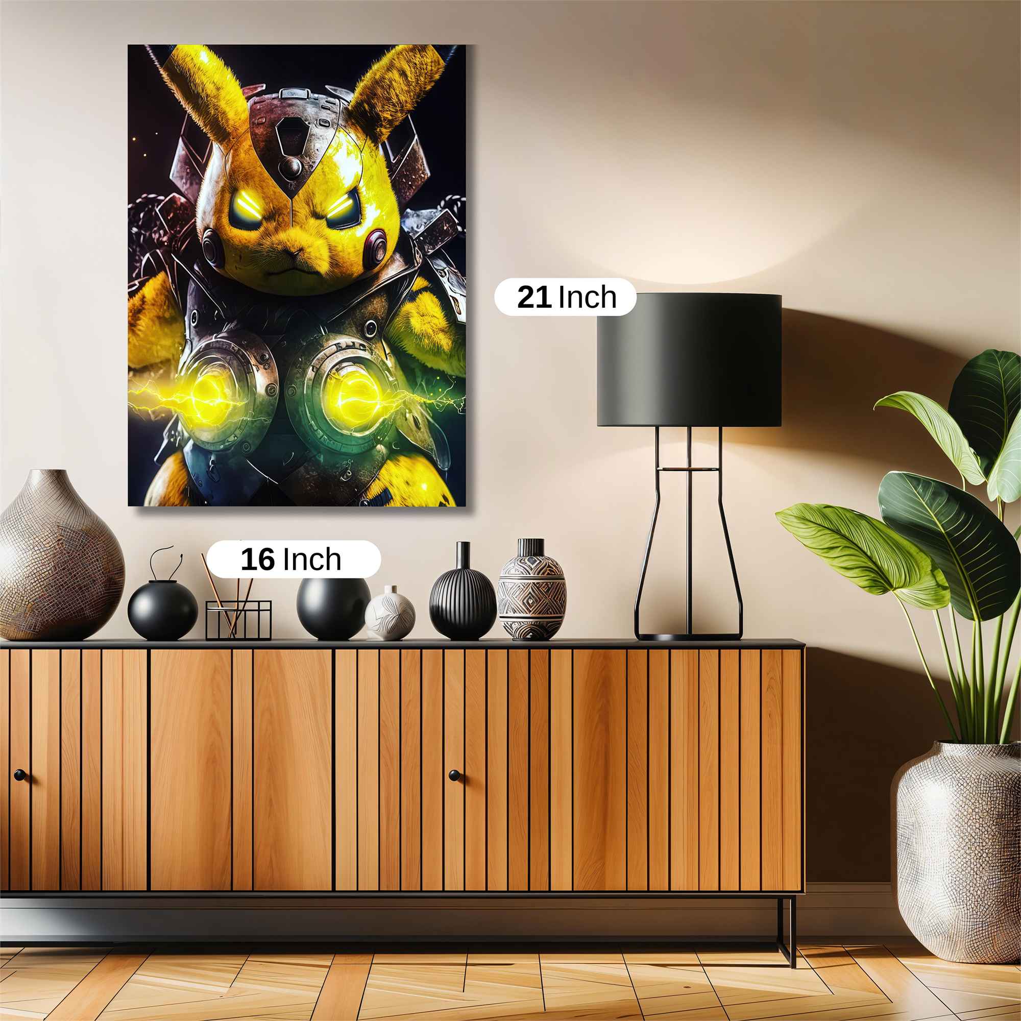 Pikachu Menace Safe Wall Magnetic / M
