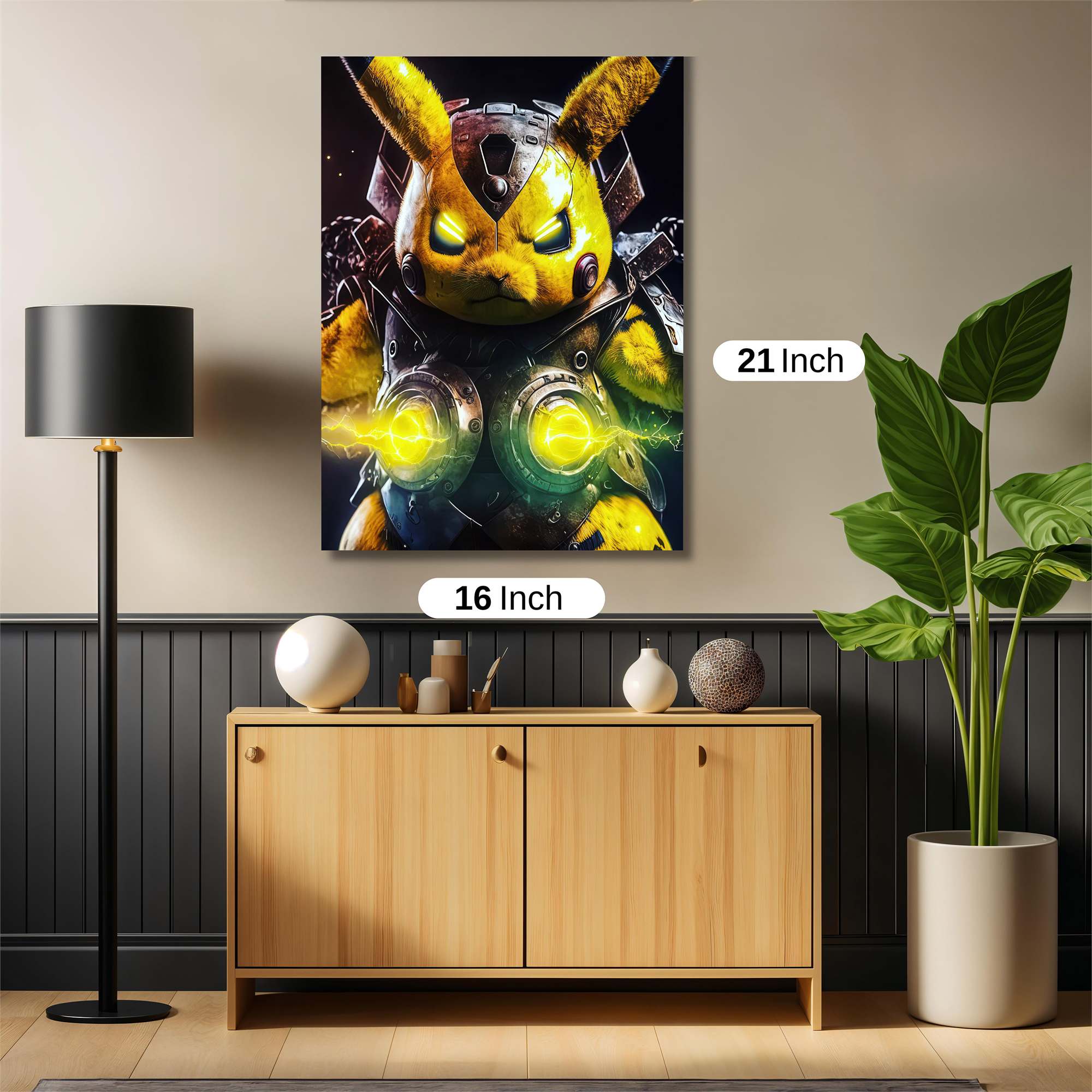 Pikachu Menace Safe Wall Magnetic / M