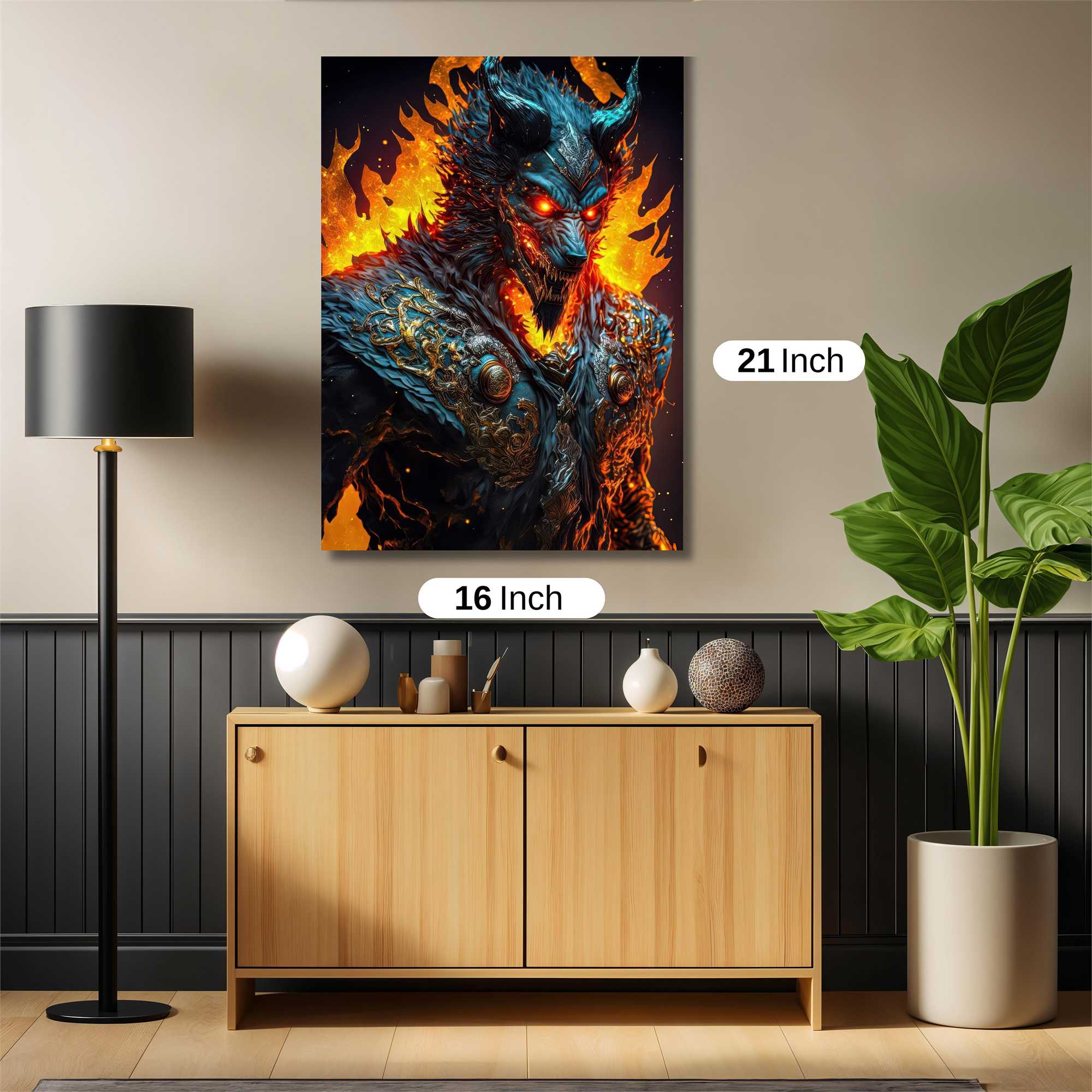 Hellhound Menace Safe Wall Magnetic / M