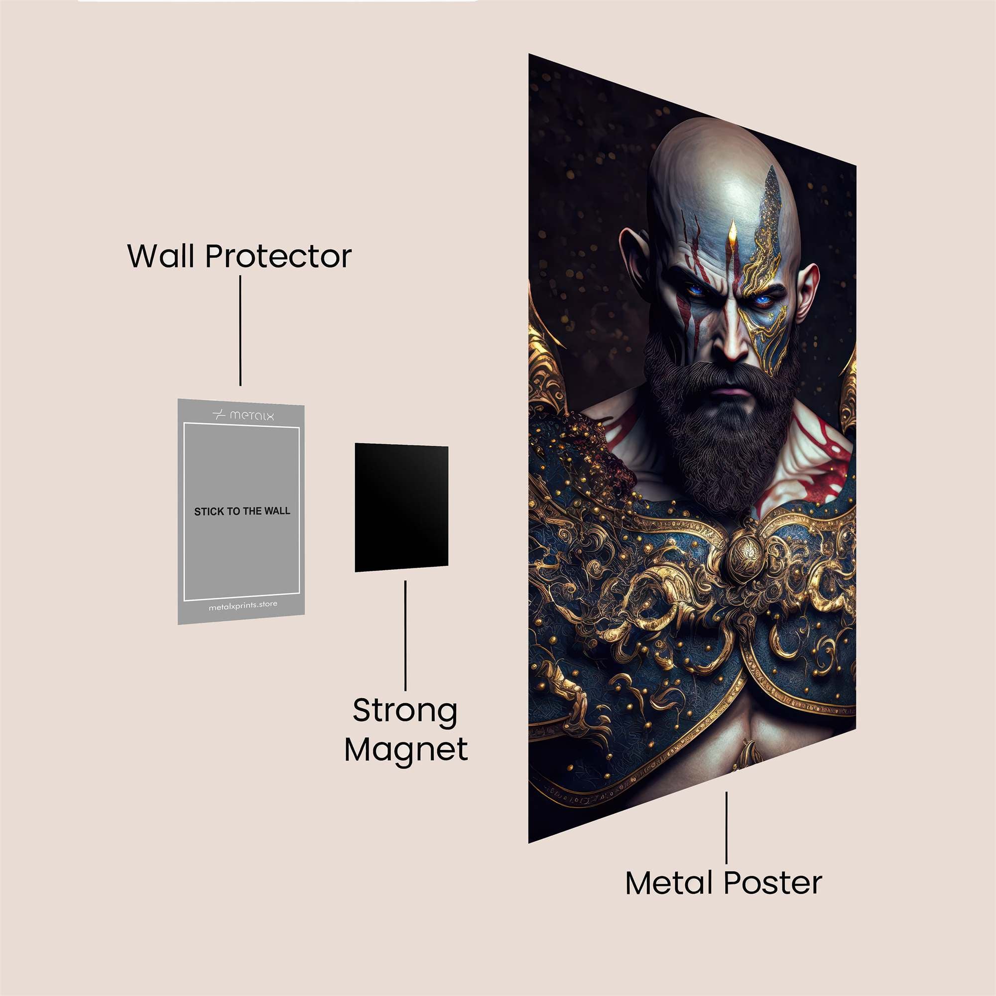 Kratos Majestic Safe Wall Magnetic / M
