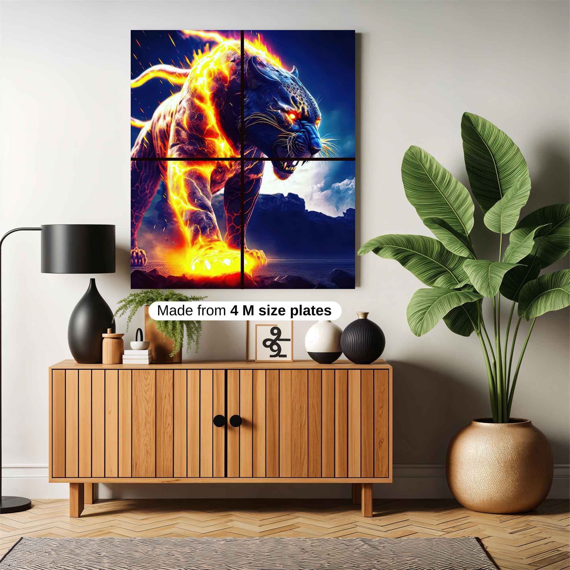 Fiery Rage Safe Wall Magnetic / M