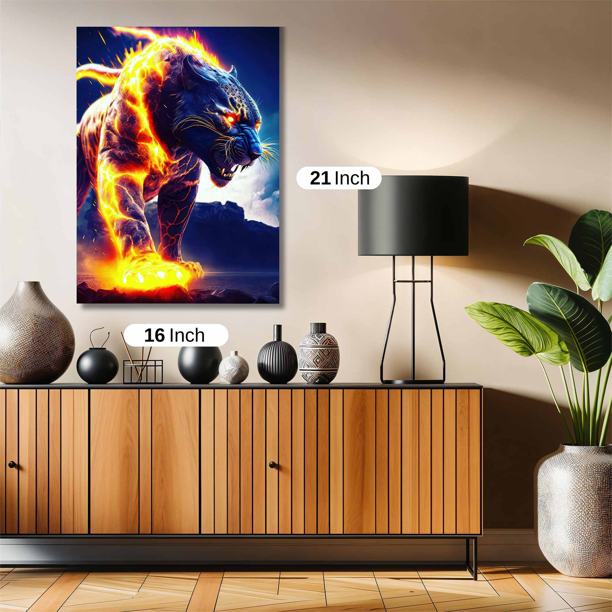 Fiery Rage Safe Wall Magnetic / M