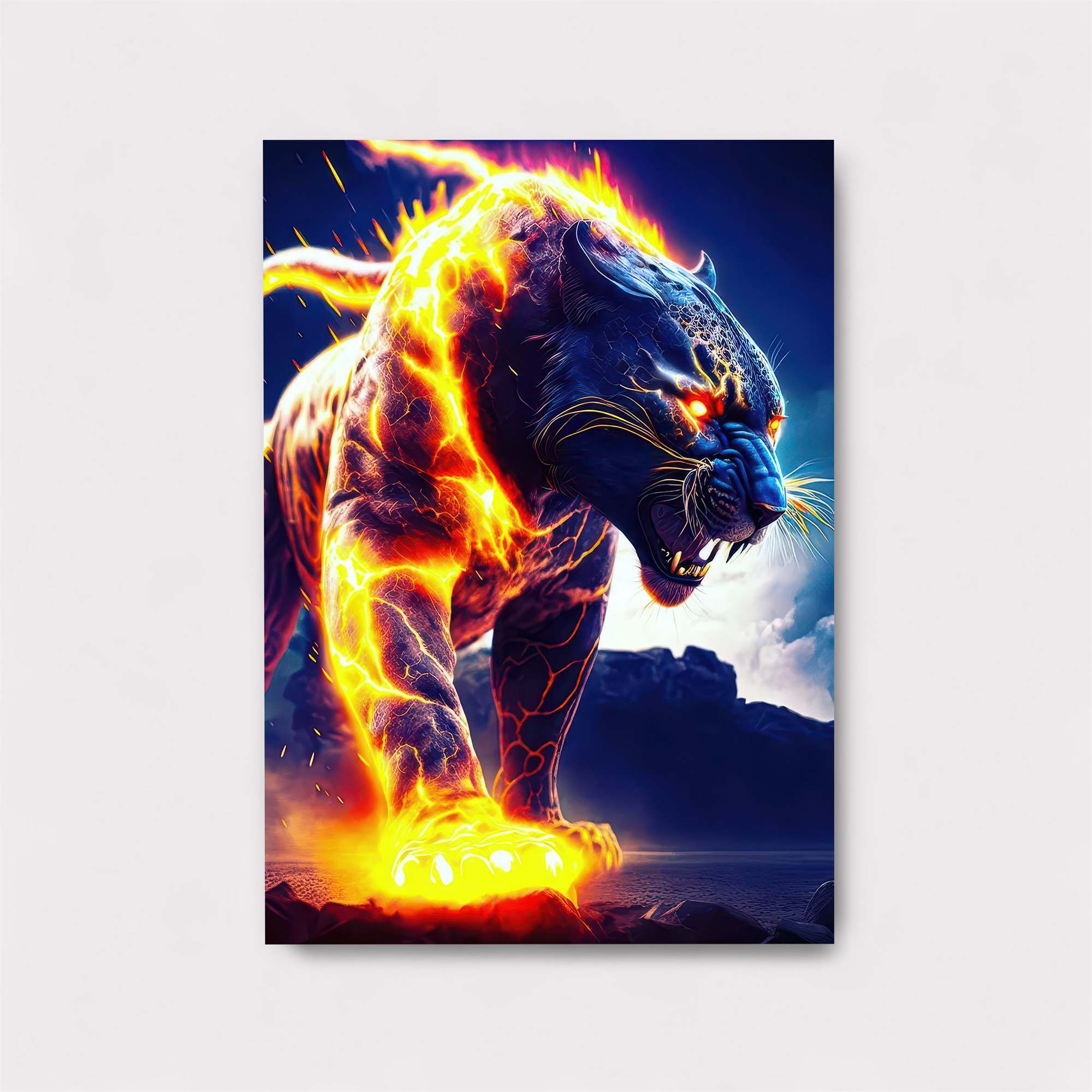 Fiery Rage Safe Wall Magnetic / M