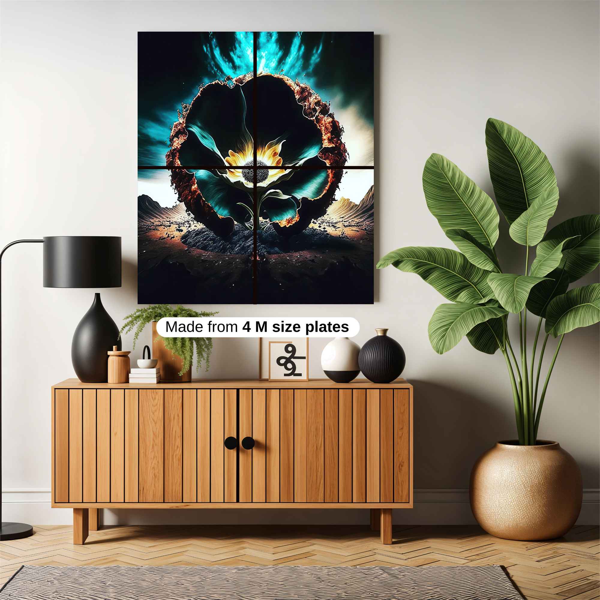 Sunflower Eruption Safe Wall Magnetic / M