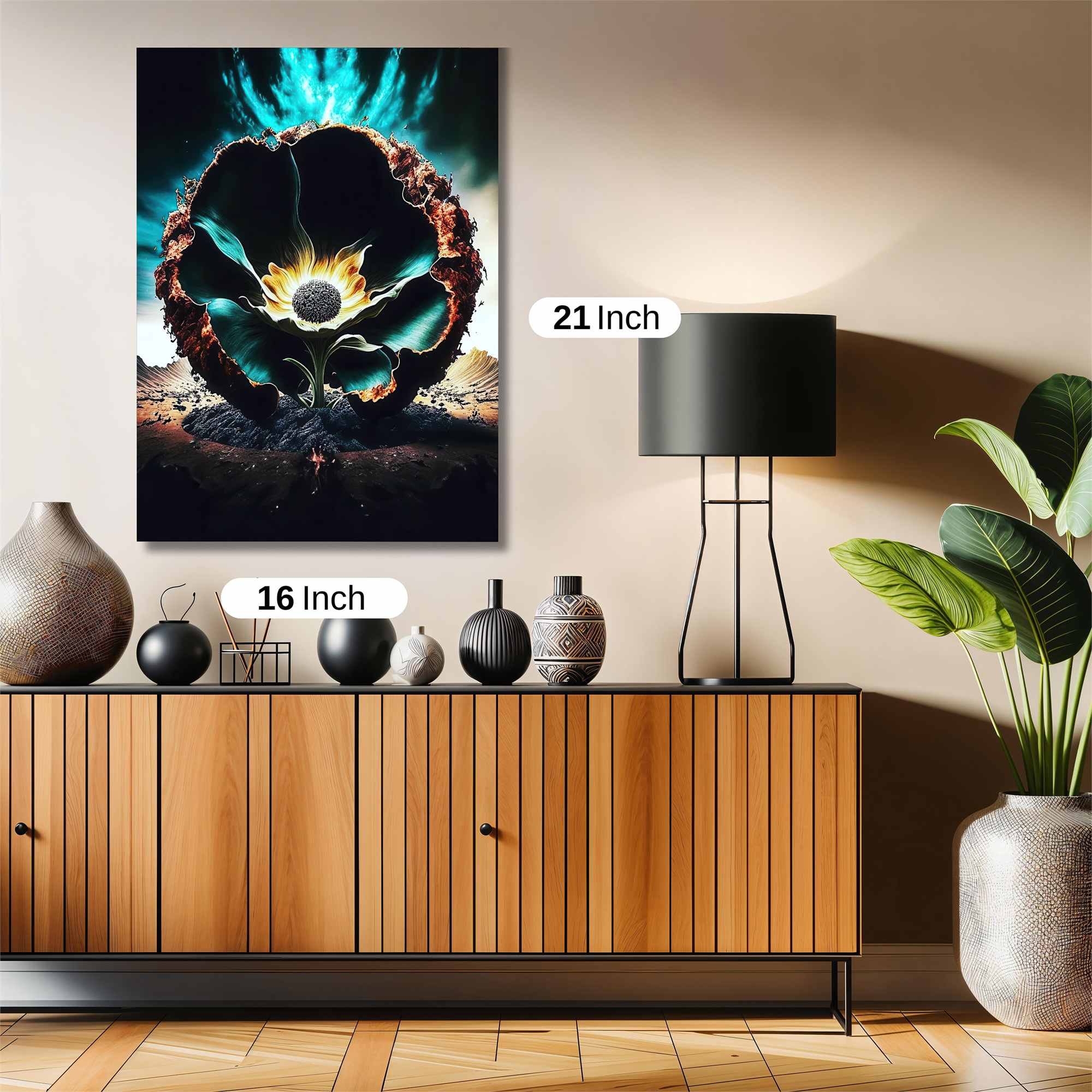 Sunflower Eruption Safe Wall Magnetic / M