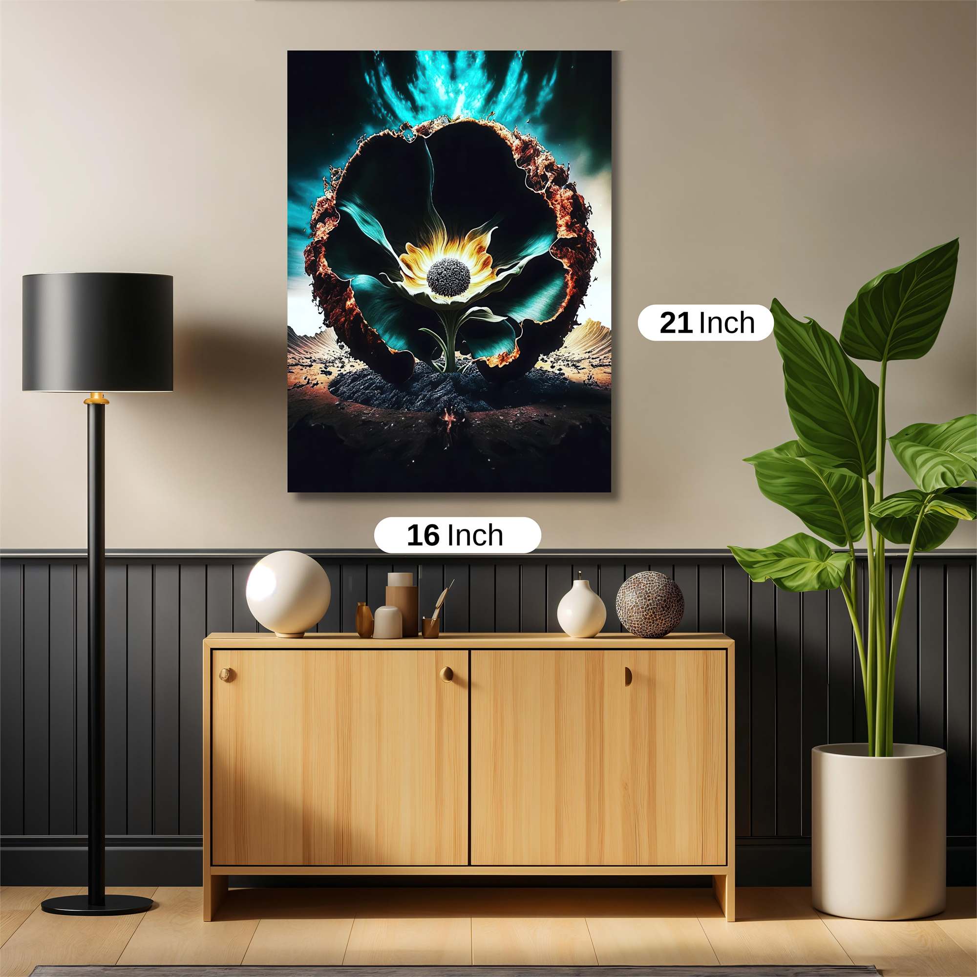 Sunflower Eruption Safe Wall Magnetic / M