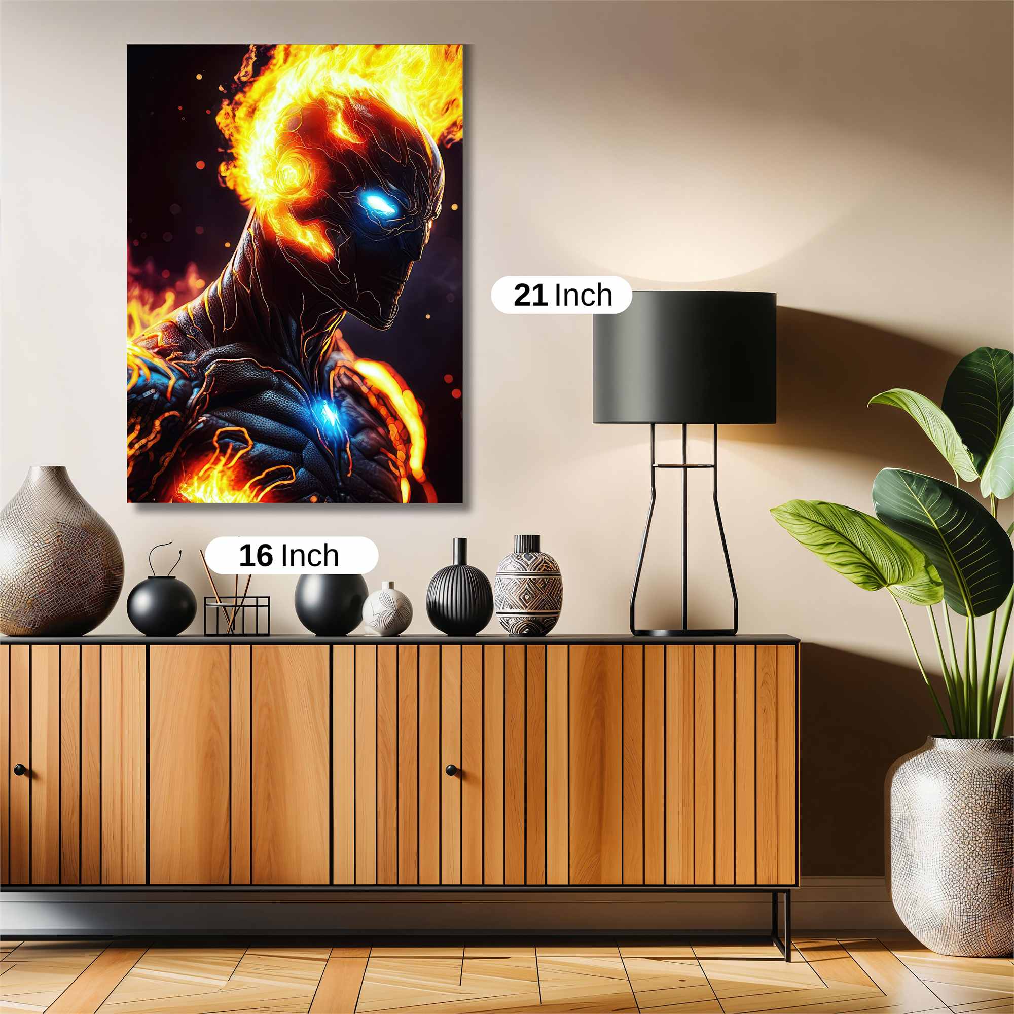 Flame Sentinel Safe Wall Magnetic / M