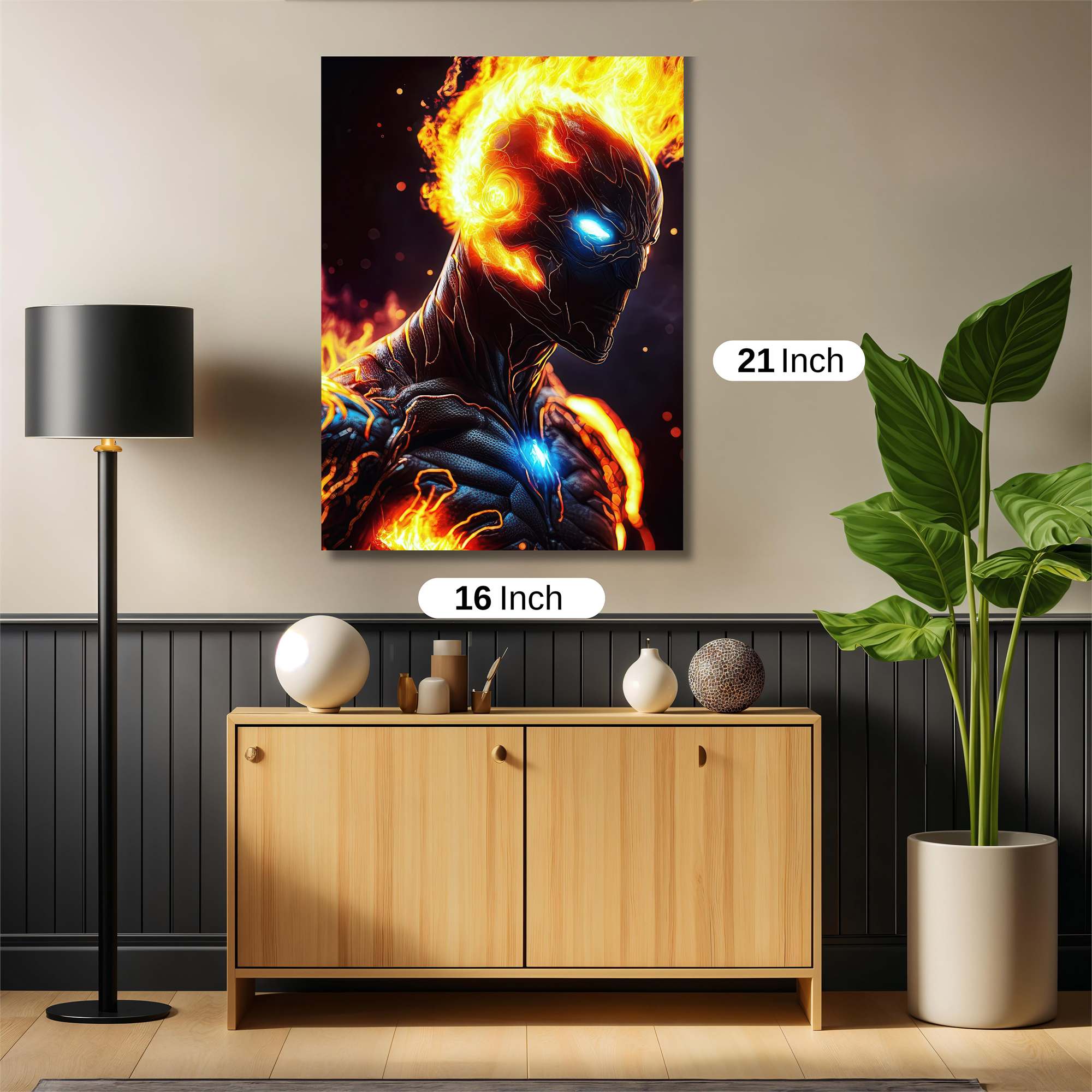 Flame Sentinel Safe Wall Magnetic / M