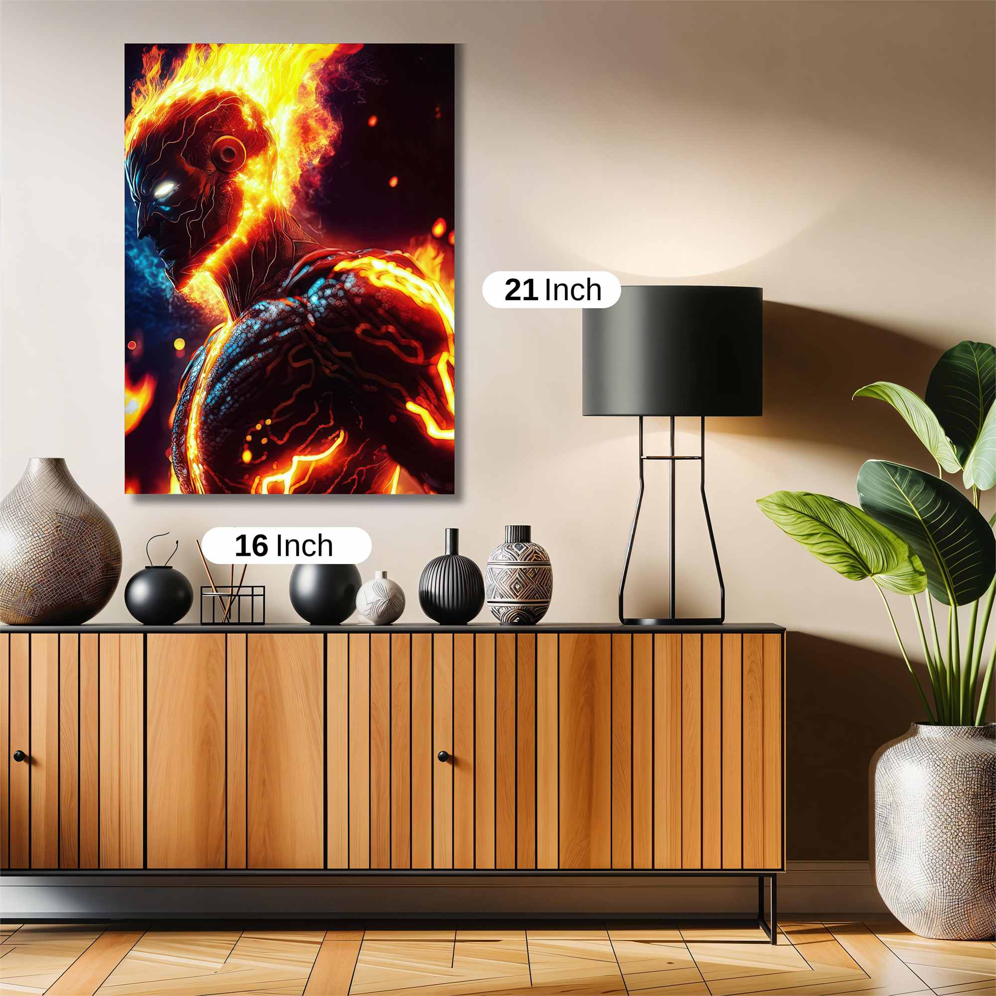 Flame Wraith Safe Wall Magnetic / M