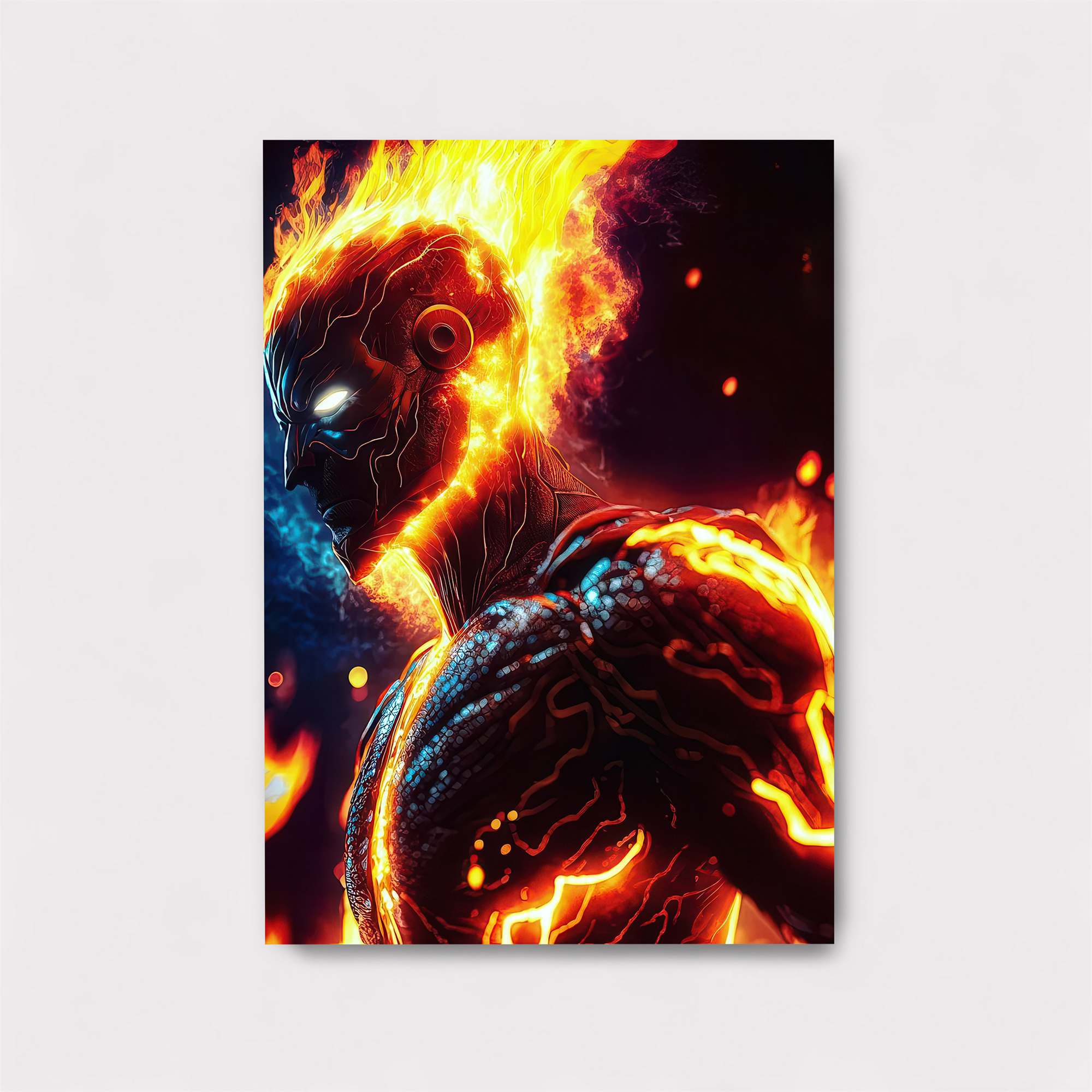 Flame Wraith Safe Wall Magnetic / M
