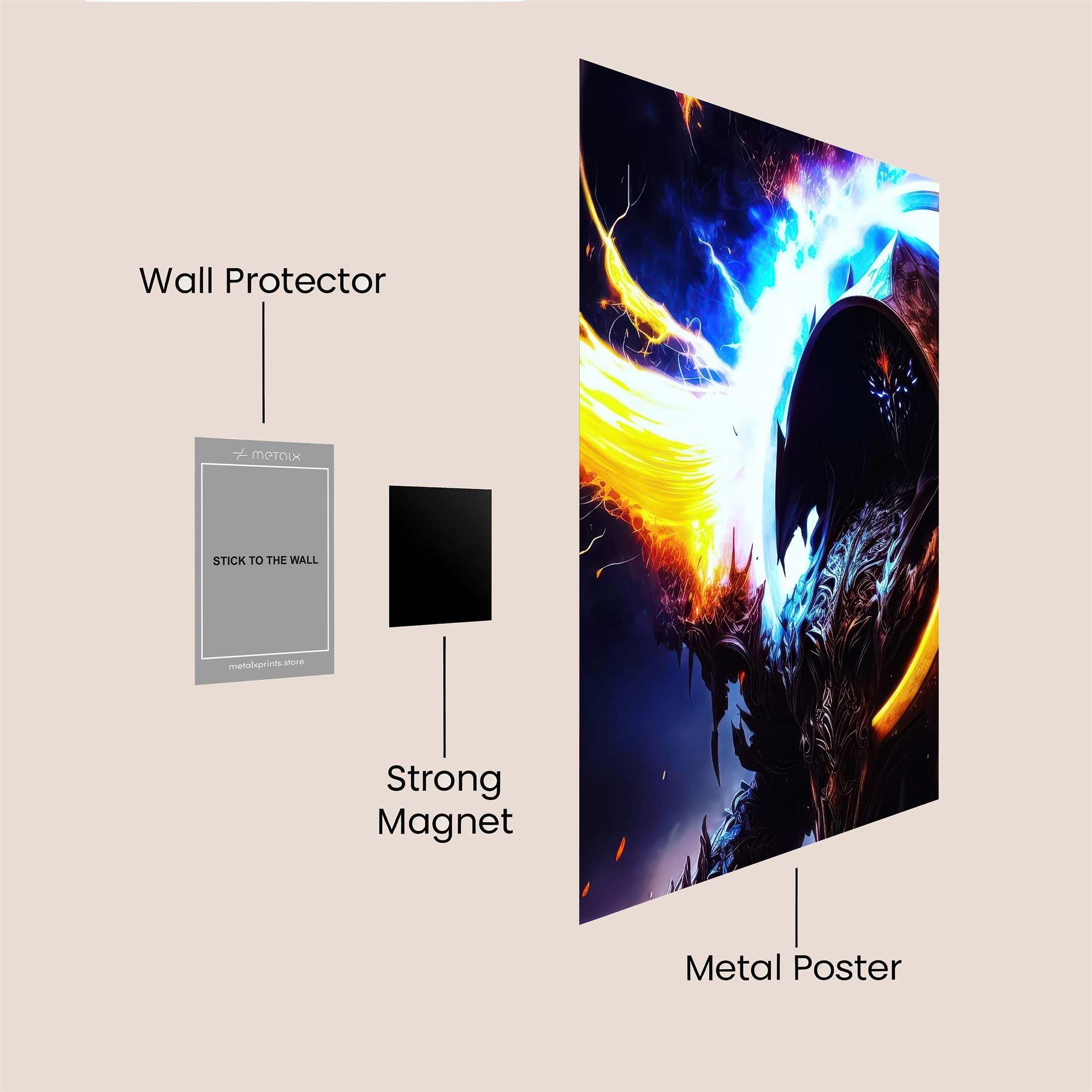 Death Incarnate Safe Wall Magnetic / M