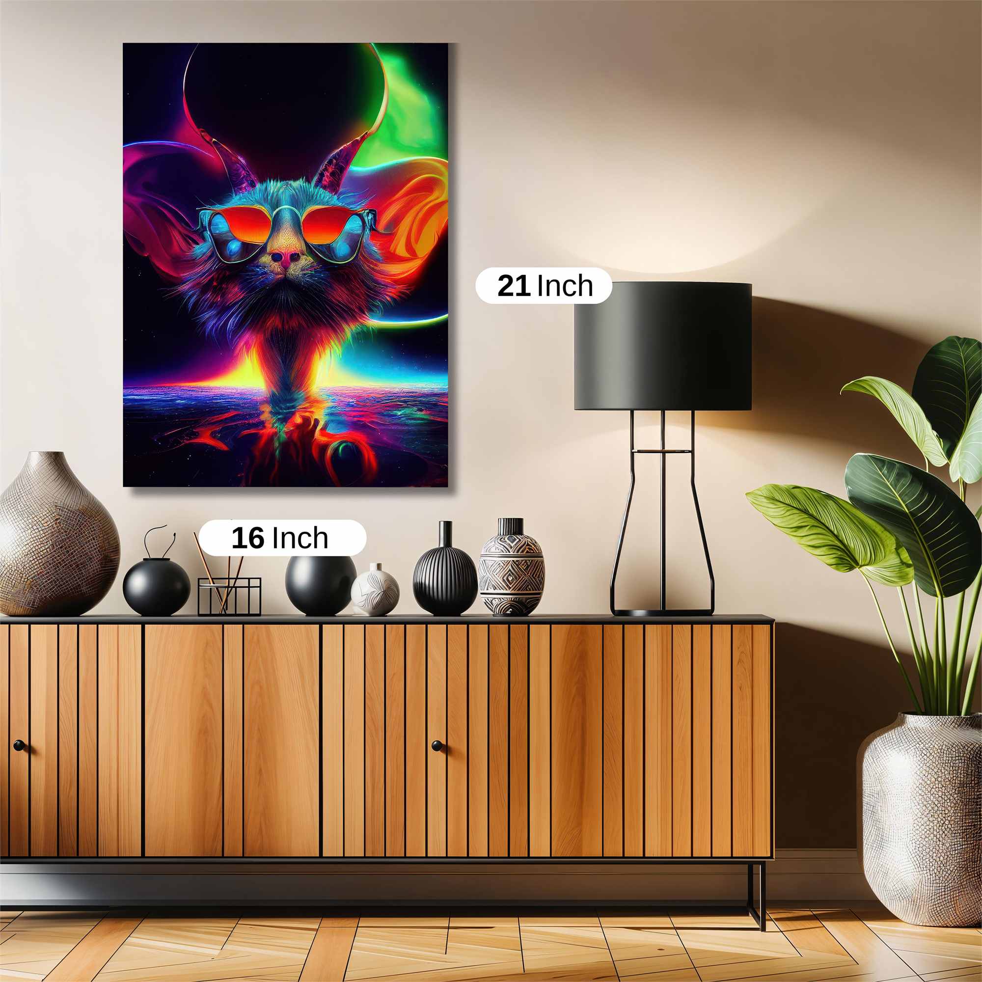 Cosmic Cat Safe Wall Magnetic / M