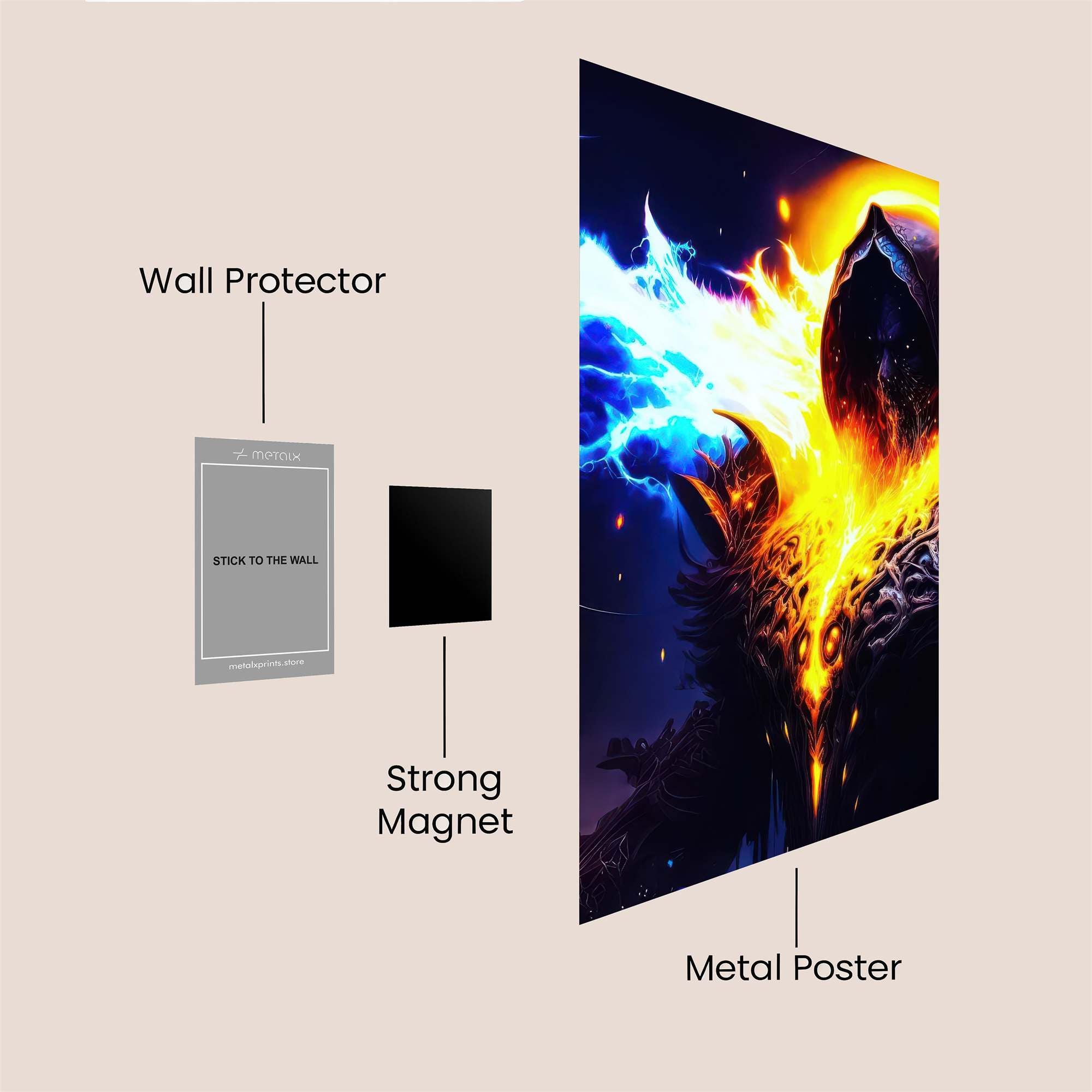 FireWraith Safe Wall Magnetic / M