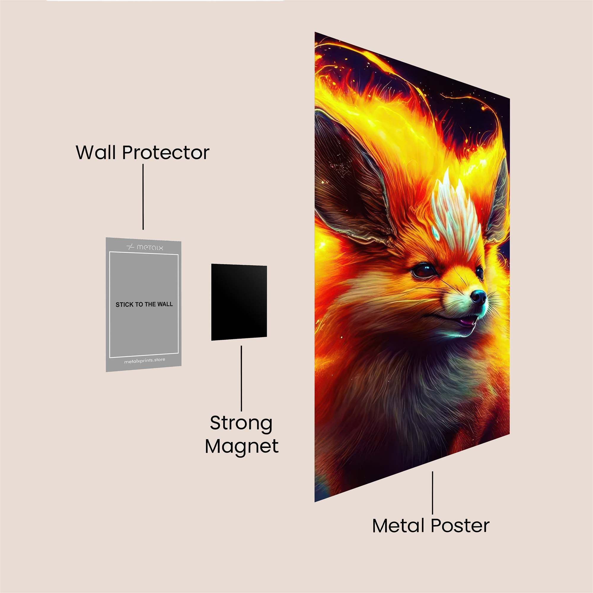 FlareFox Safe Wall Magnetic / M