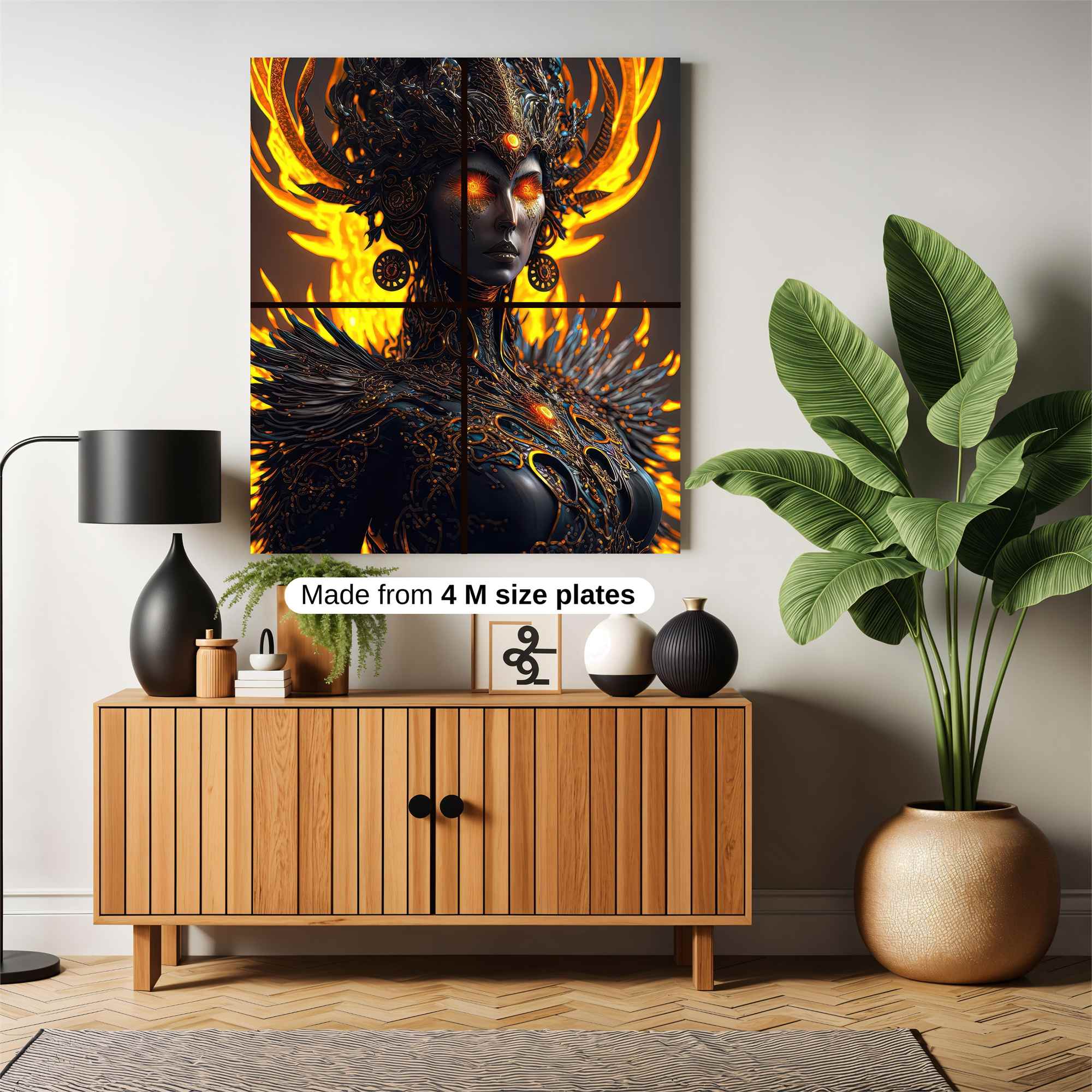 Fire Empress Safe Wall Magnetic / M