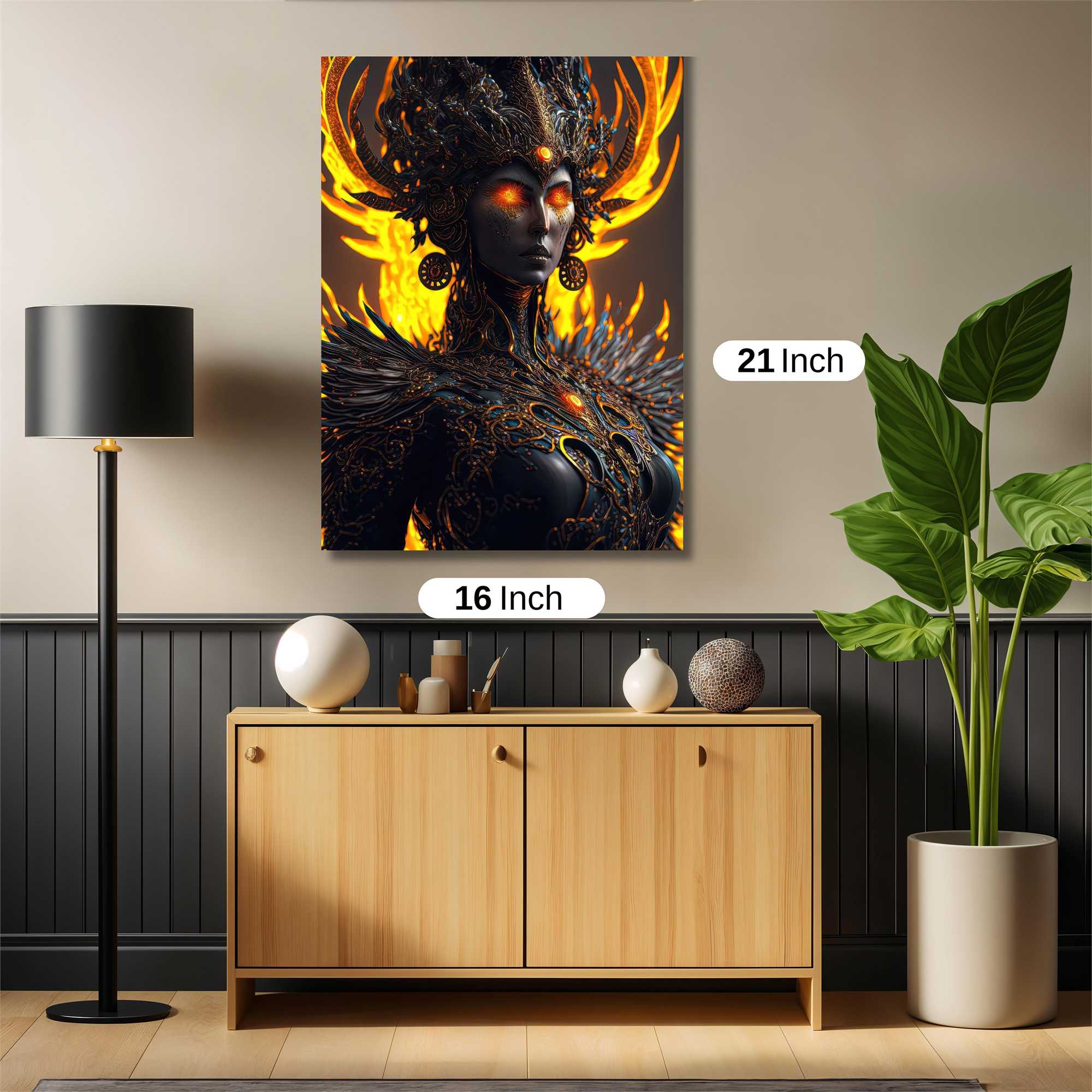 Fire Empress Safe Wall Magnetic / M