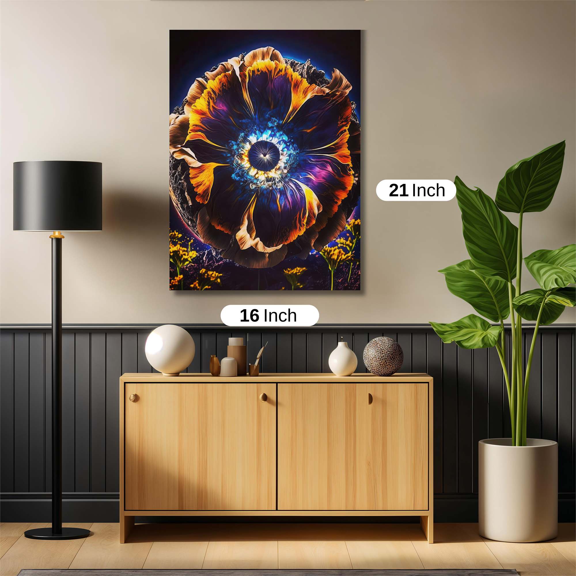 Cosmic Bloom Safe Wall Magnetic / M