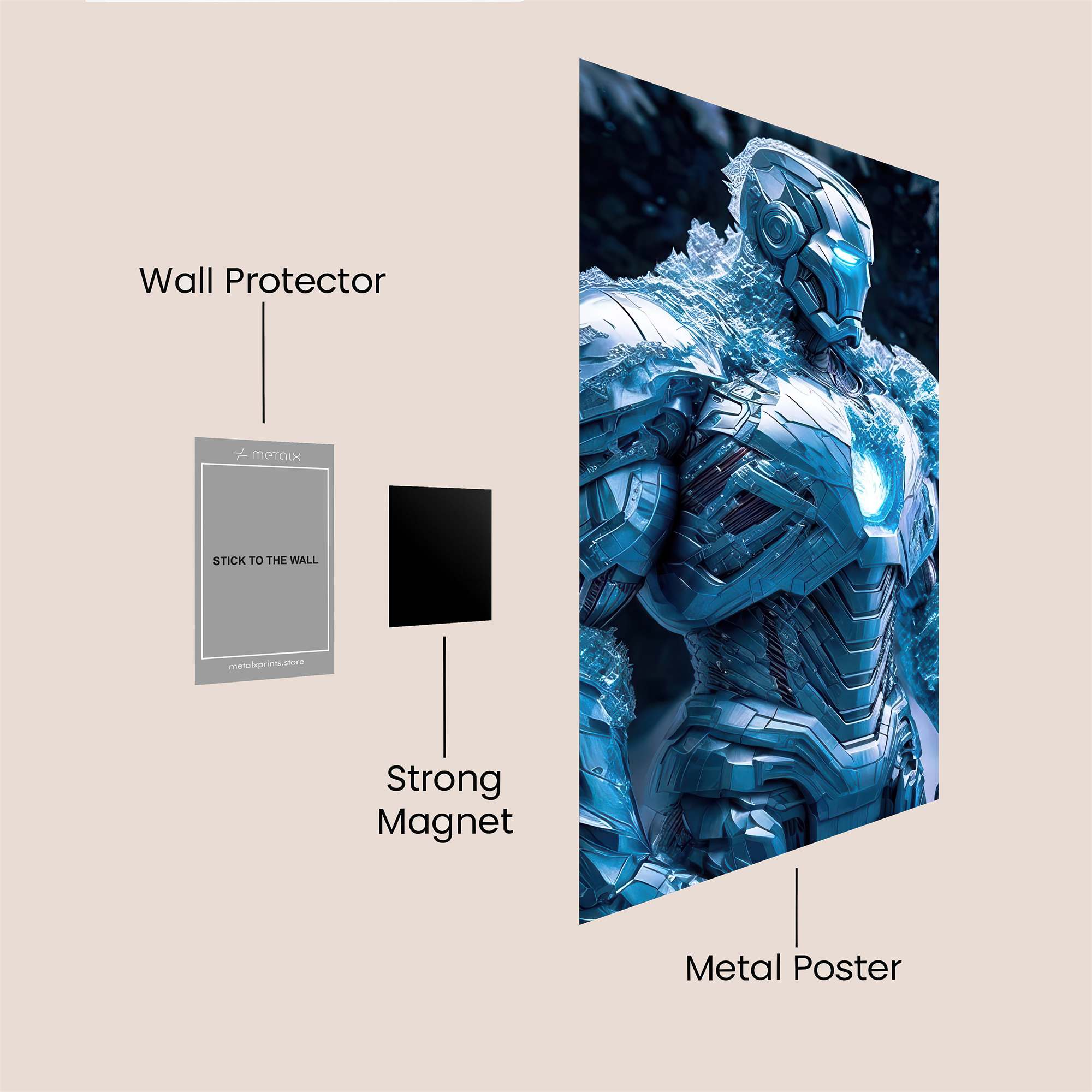 Iron Frost Safe Wall Magnetic / M