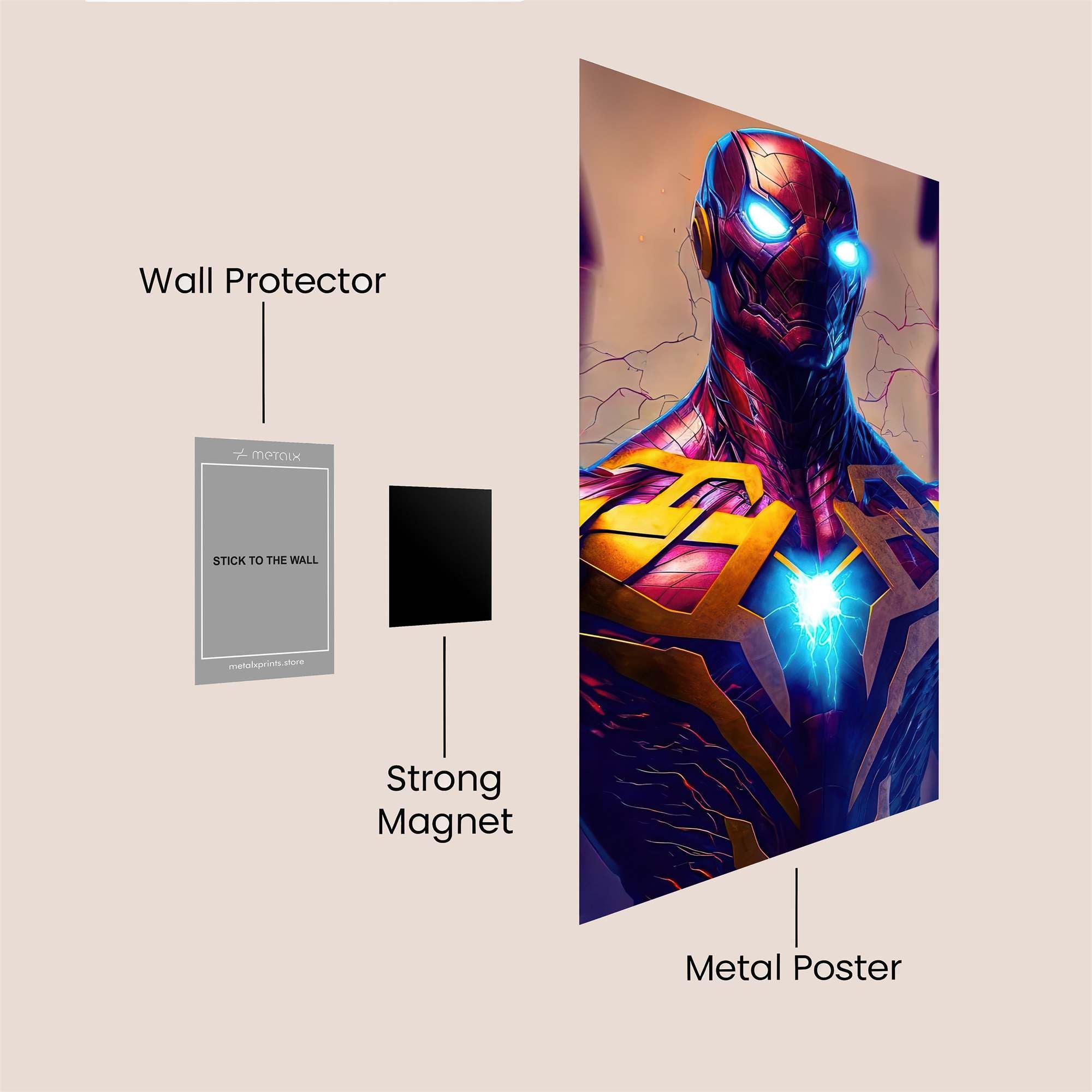 Iron Savior Safe Wall Magnetic / M