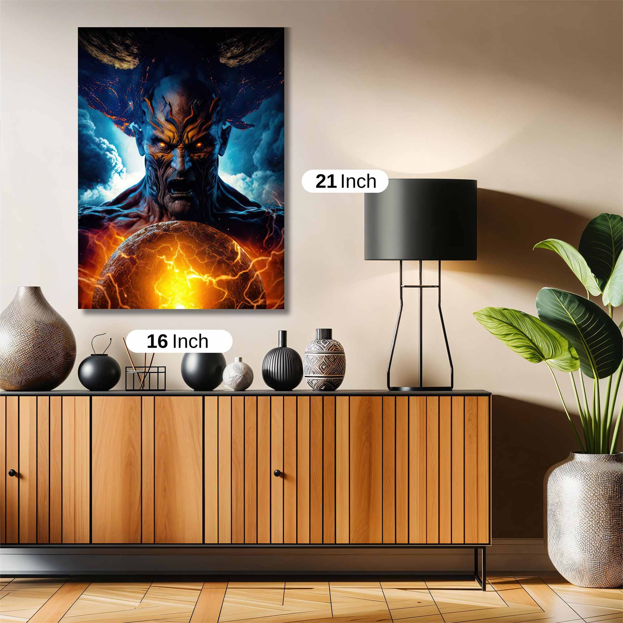 Lucifer Enraged Safe Wall Magnetic / M