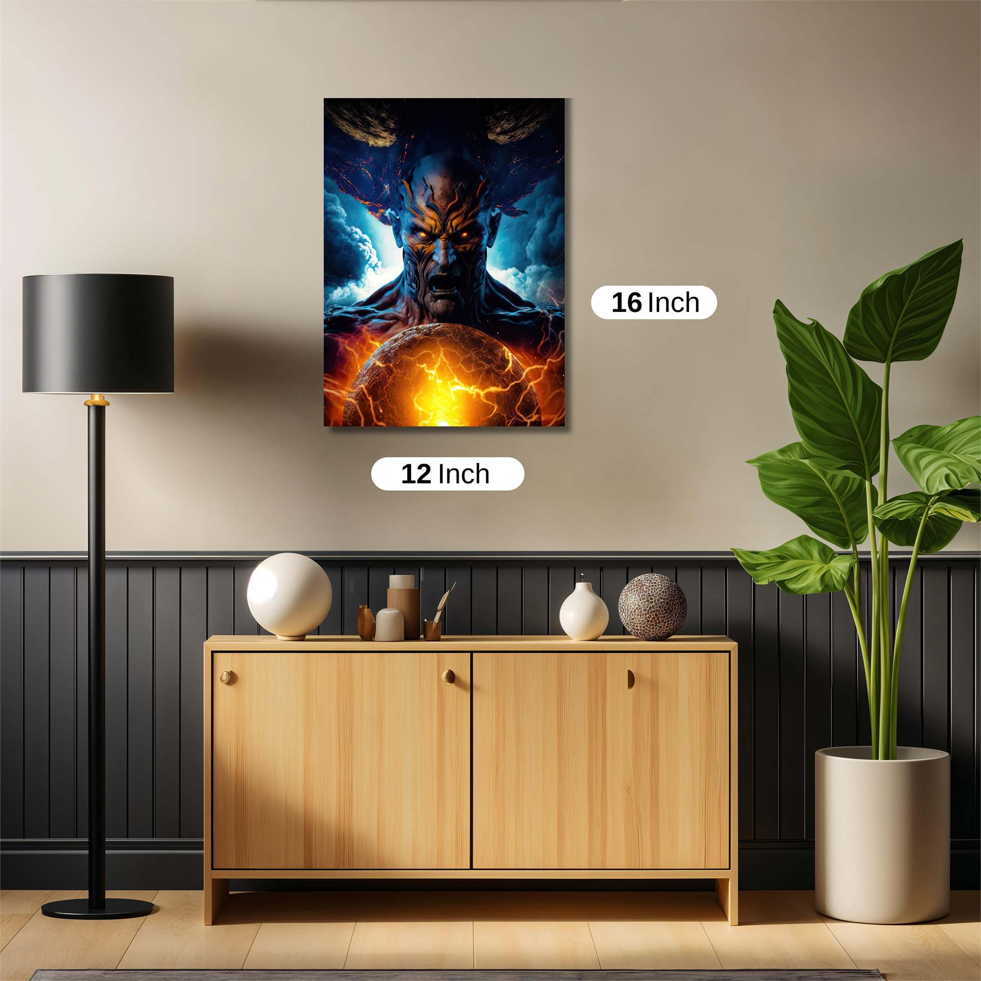 Lucifer Enraged Safe Wall Magnetic / M