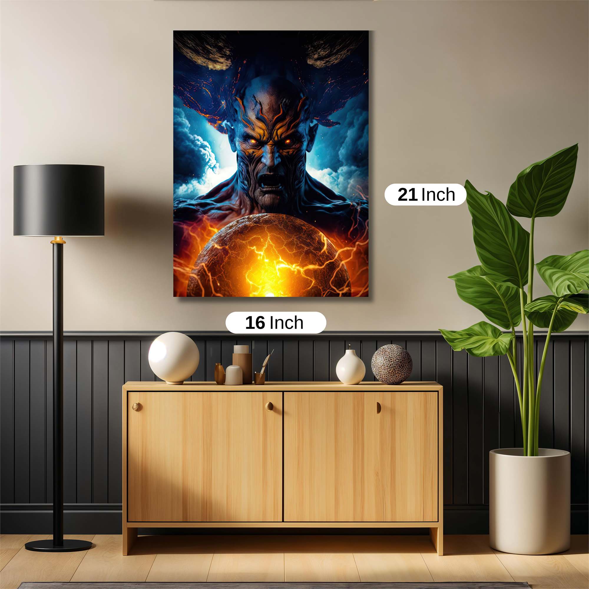 Lucifer Enraged Safe Wall Magnetic / M