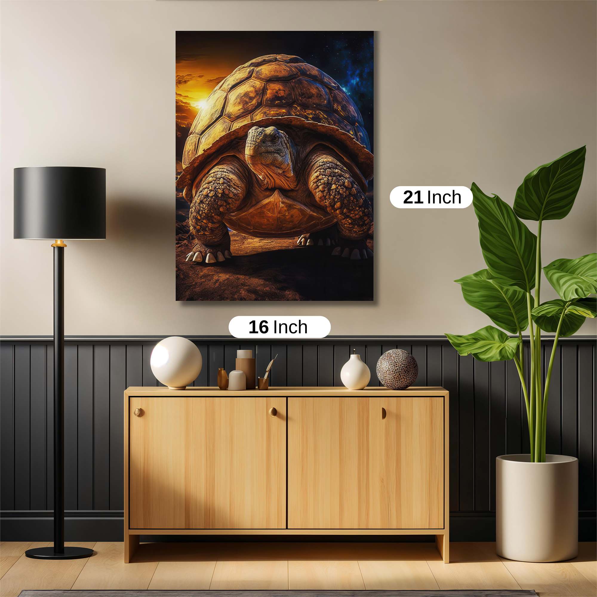 Galactic Tortoise Safe Wall Magnetic / M